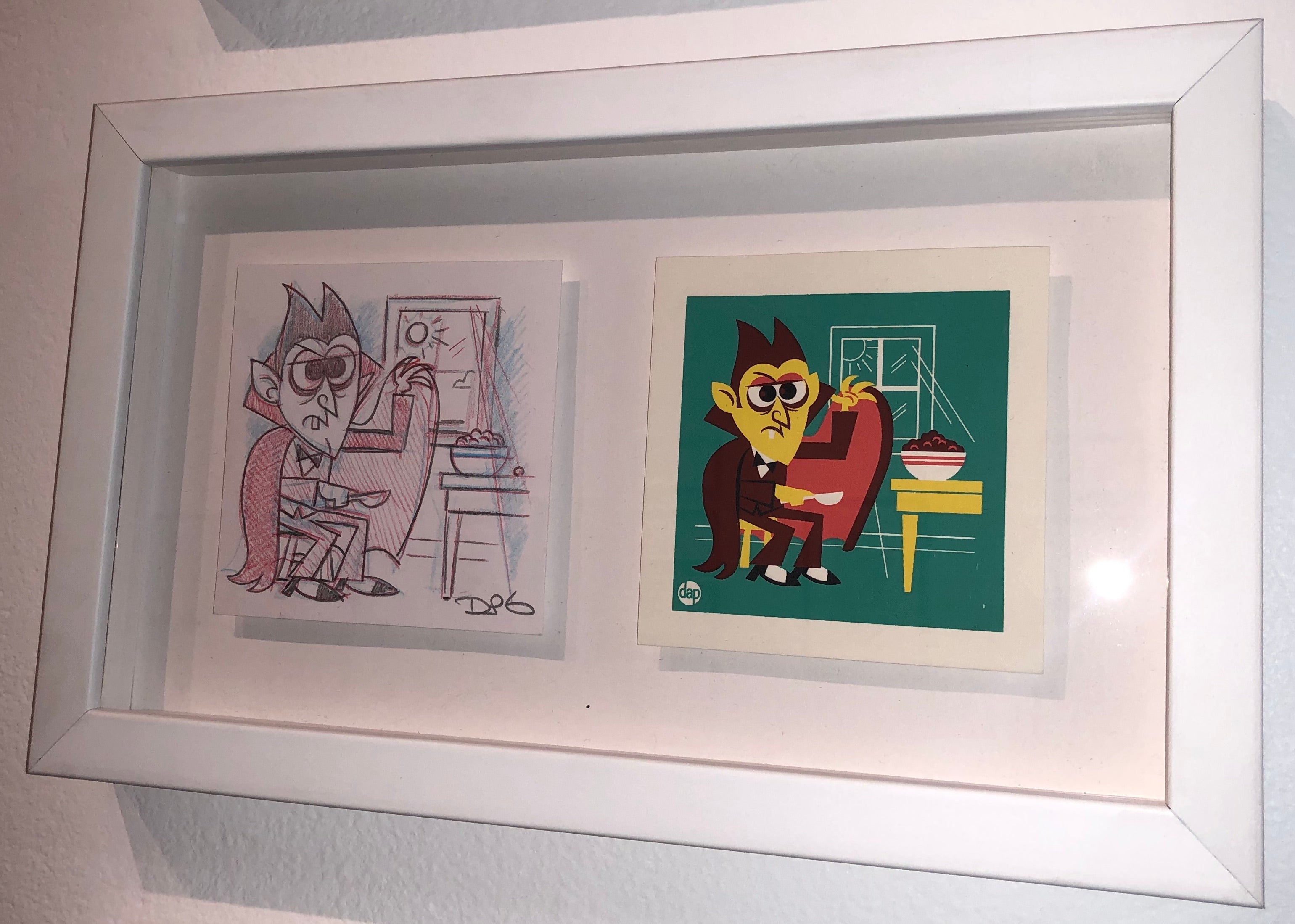 Dave Perillo - "Count Chocula Original Sketch & Print" - Spoke Art