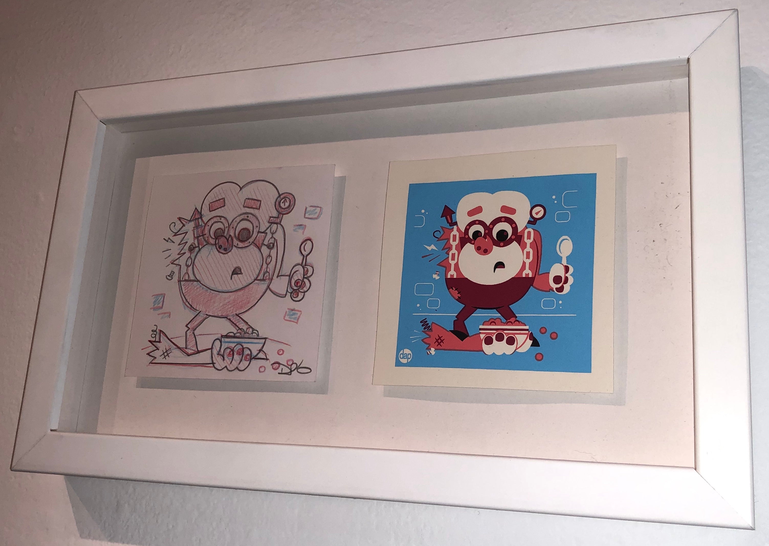 Dave Perillo - "Frankenberry Original Sketch & Print" - Spoke Art