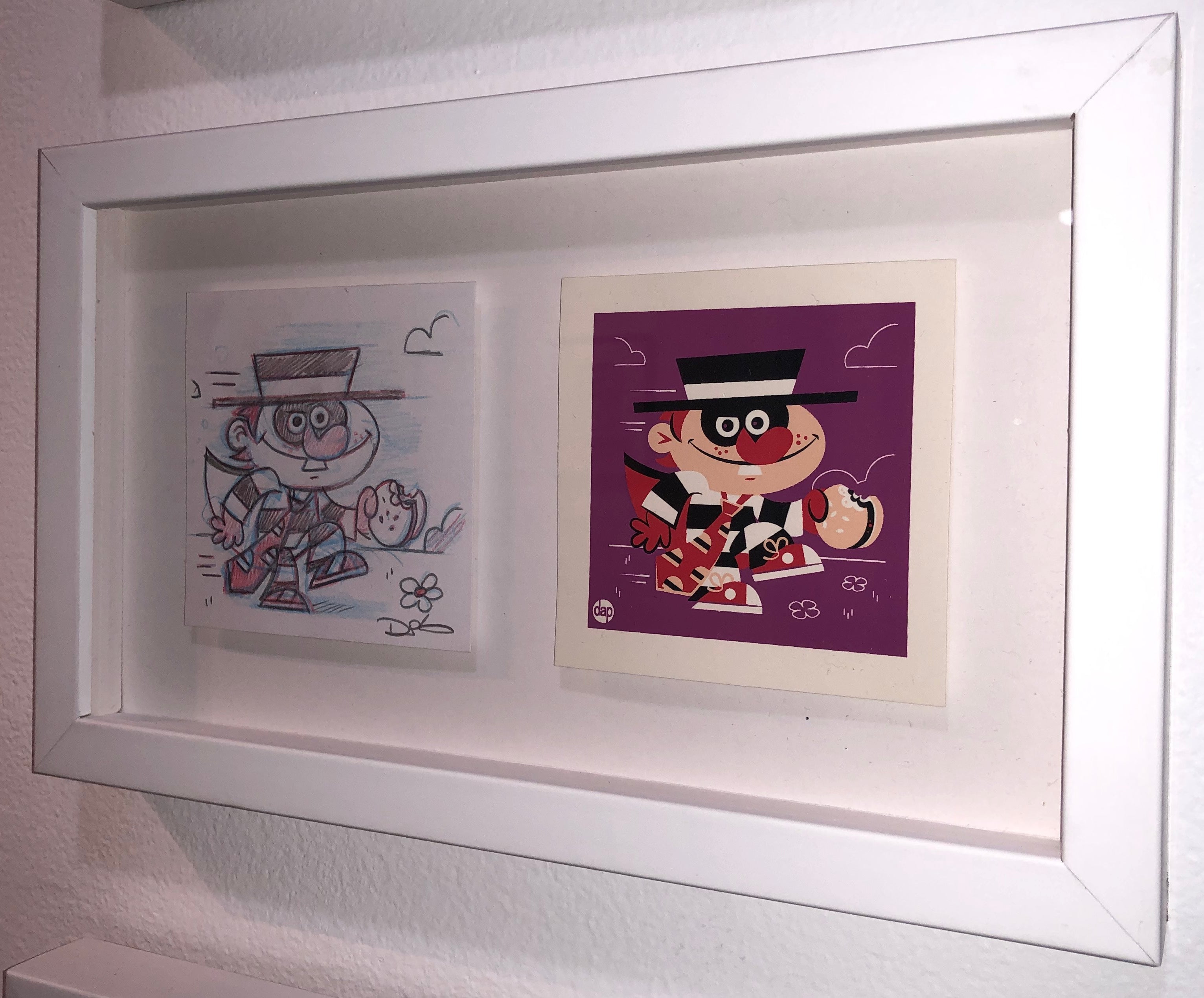 Dave Perillo - "Hamburgler Original Sketch & Print" - Spoke Art
