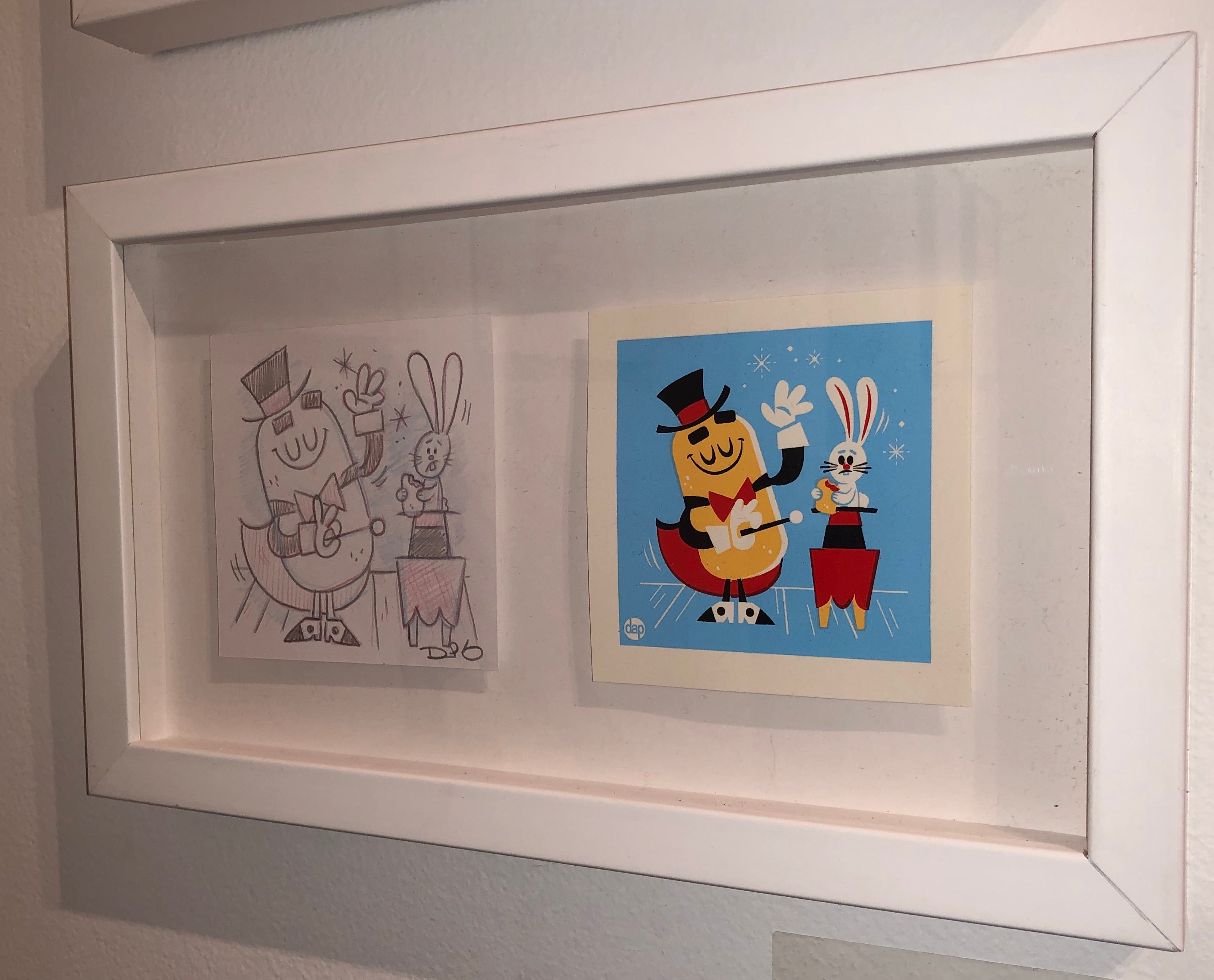 Dave Perillo - "Fruit Pie The Magician Original Sketch & Print" - Spoke Art