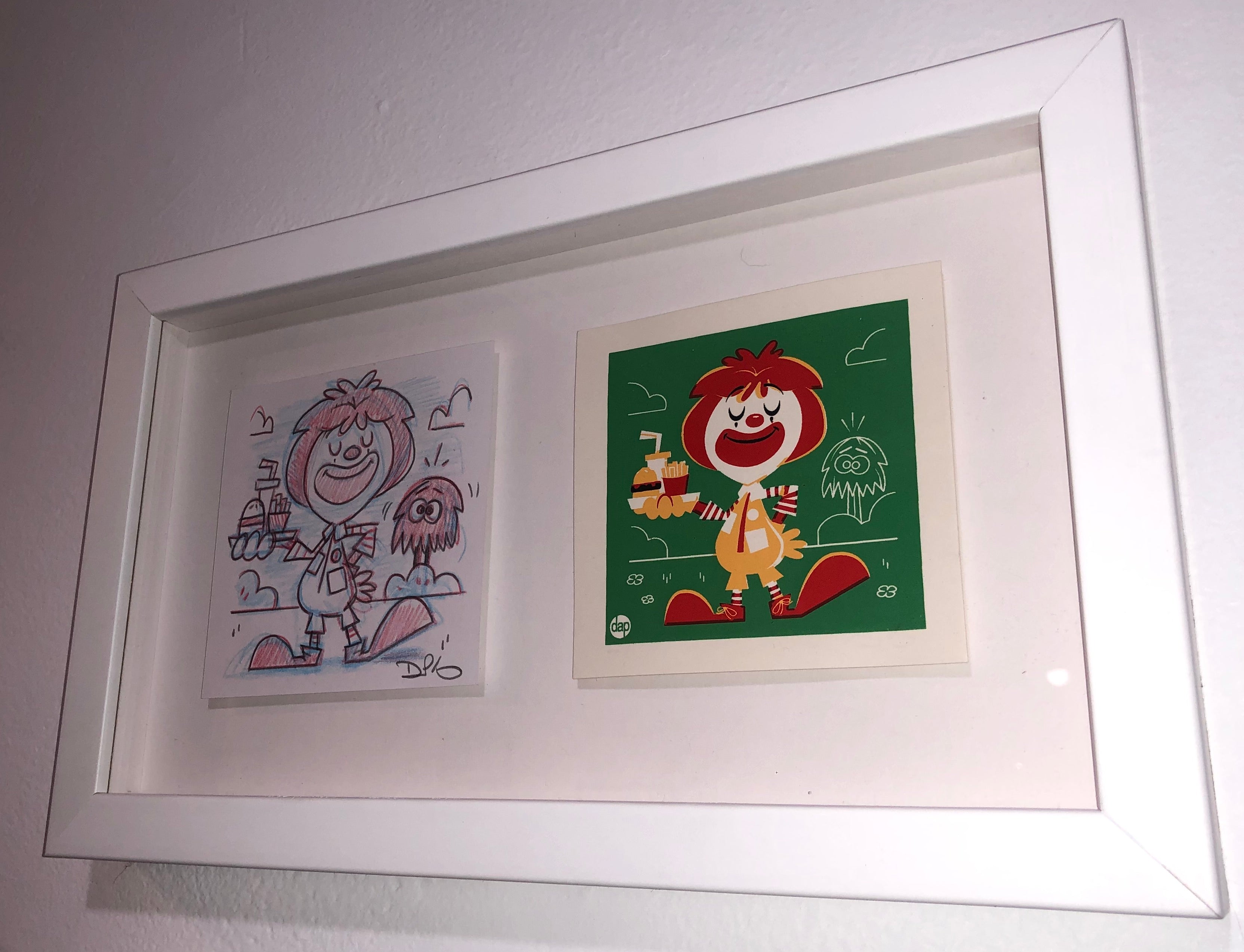 Dave Perillo - "Ronald Original Sketch & Print" - Spoke Art