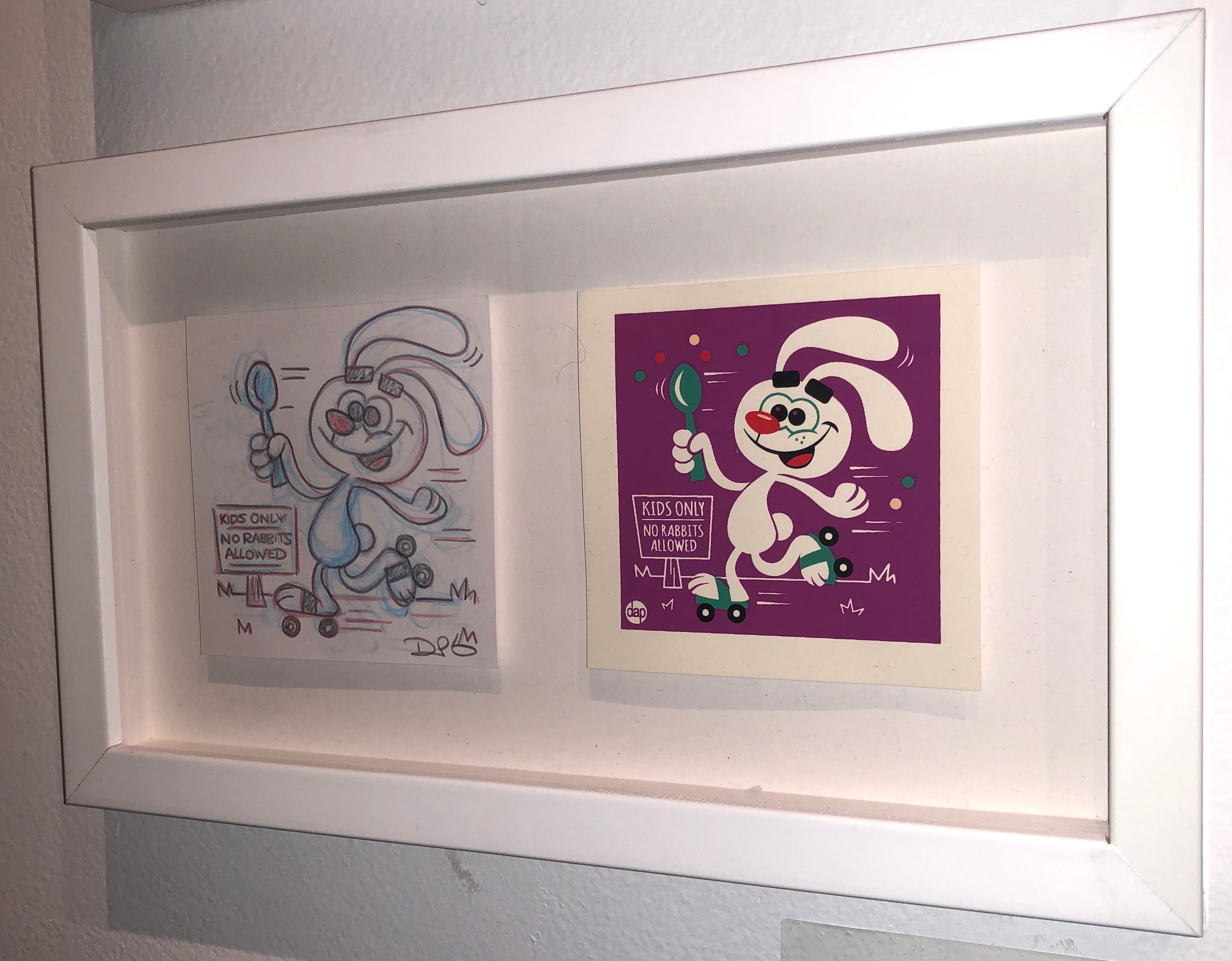 Dave Perillo - "Trix Rabbit Original Sketch & Print" - Spoke Art