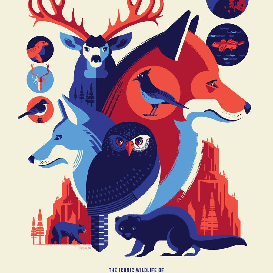 Tom Whalen - "Iconic Wildlife of Yosemite National Park" - Spoke Art