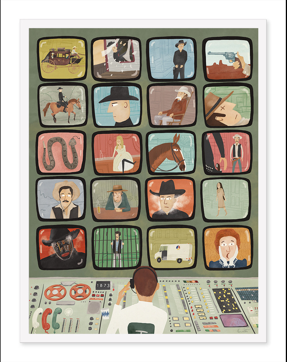Max Dalton - "Westworld" - Spoke Art