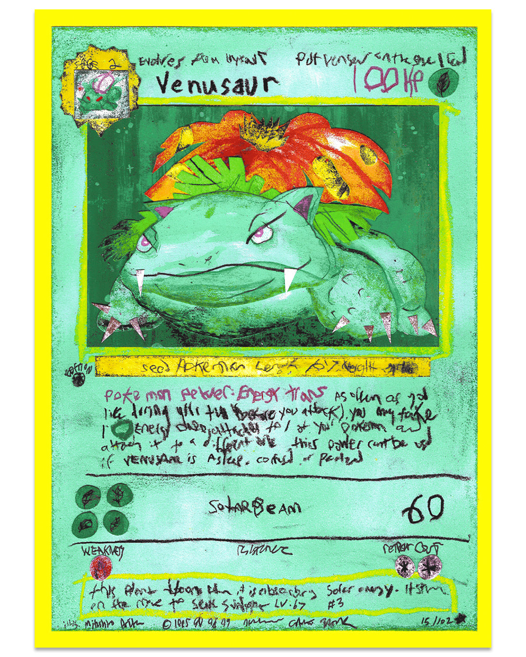 David Heo - "Last But Not Least (Venusaur)" Spoke Art David Heo - "Last But Not Least (Venusaur)" Spoke Art