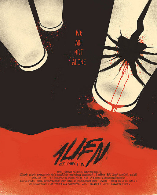 Affiche De Film Originale Alien Resurrection (Advance) (Recto Verso Affiche De Film Originale Alien Resurrection (Advance) (Recto Verso