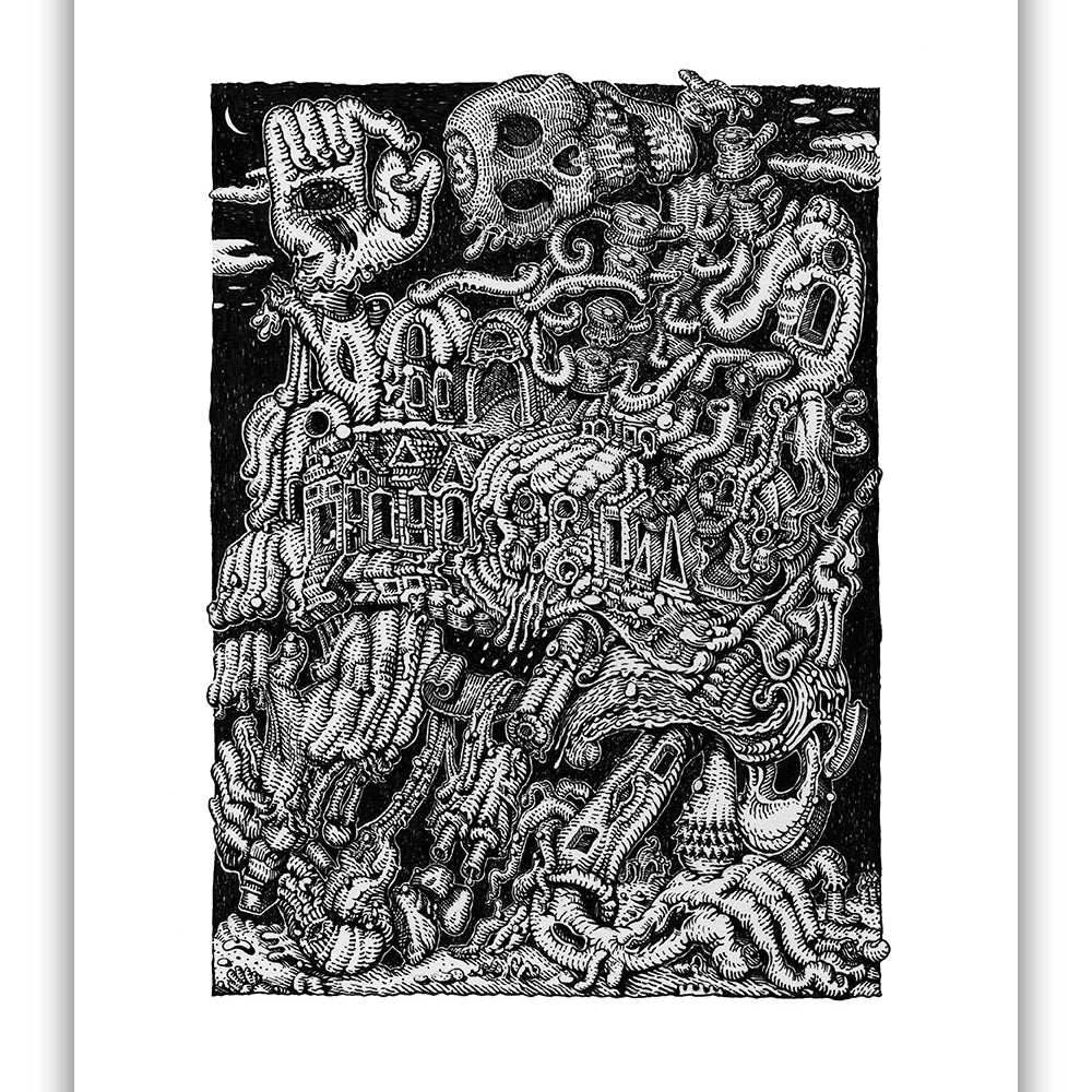 David Welker - "The Disassembled Man" (print) - Spoke Art
