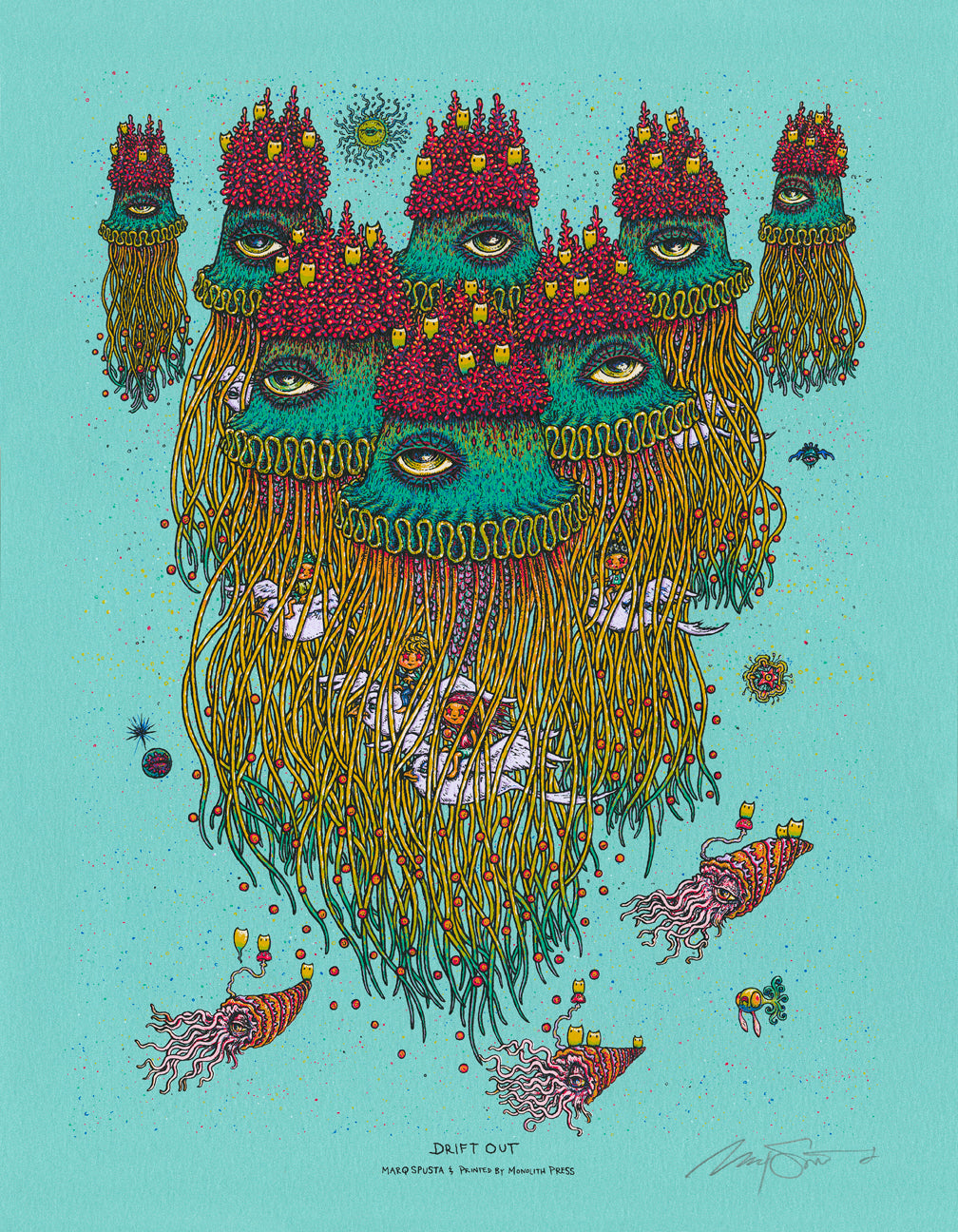 Marq Spusta - "Drift Out (Blue Edition)" - Spoke Art