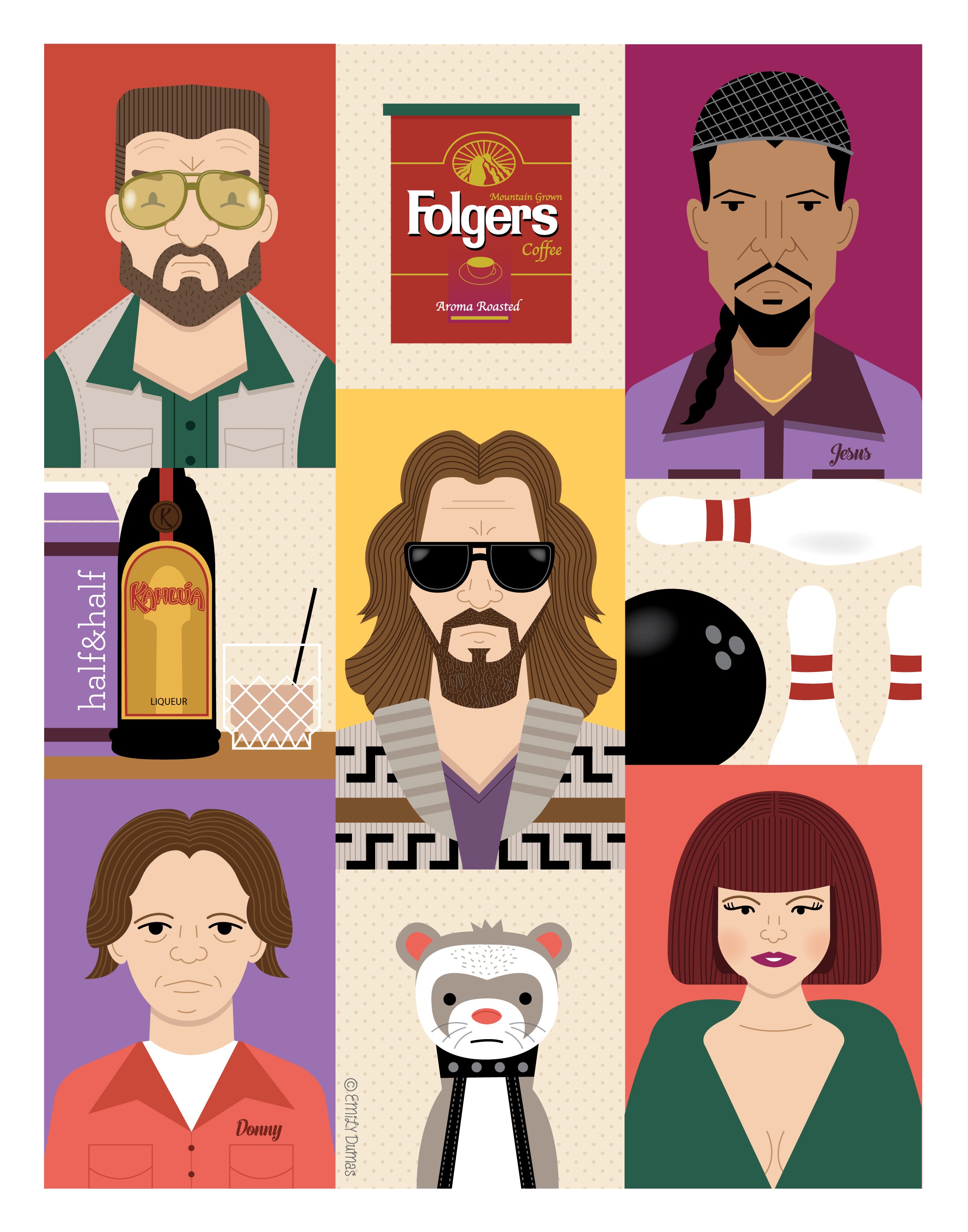 Emily Dumas - "Dude, Let's Go Bowling" - Spoke Art