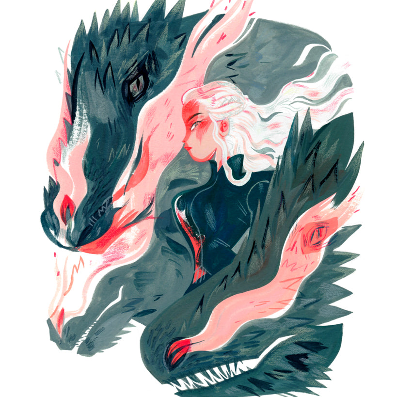 Em Roberts - "Mother of Dragons" (print) - Spoke Art