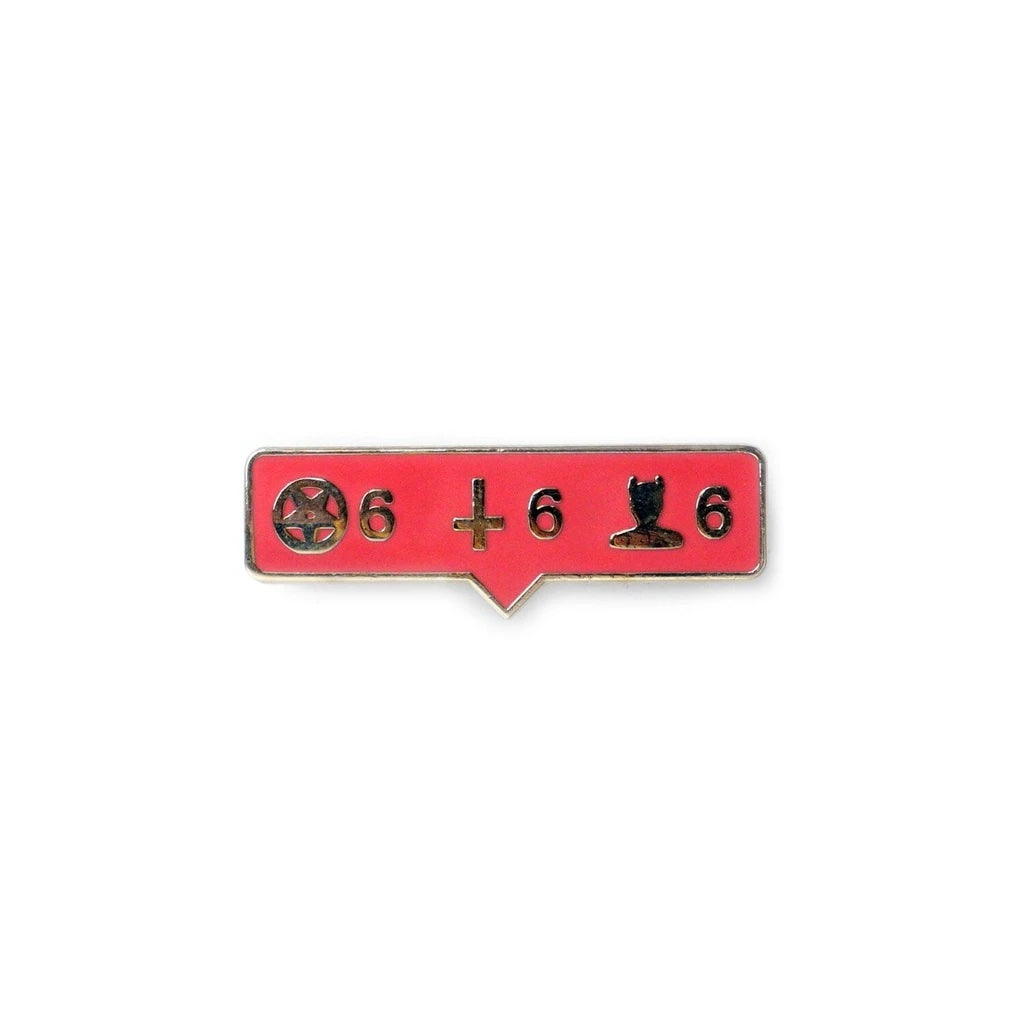 Penstagram V2 Enamel Pin - Spoke Art