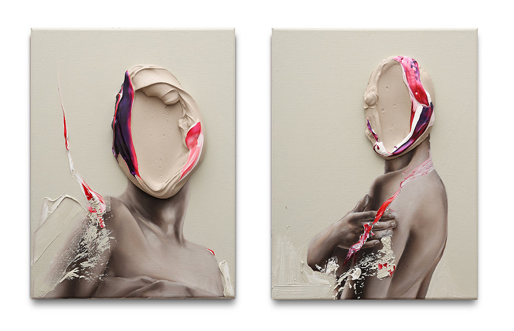 Fabio La Fauci - "Diptych Migrating to the US" - Spoke Art