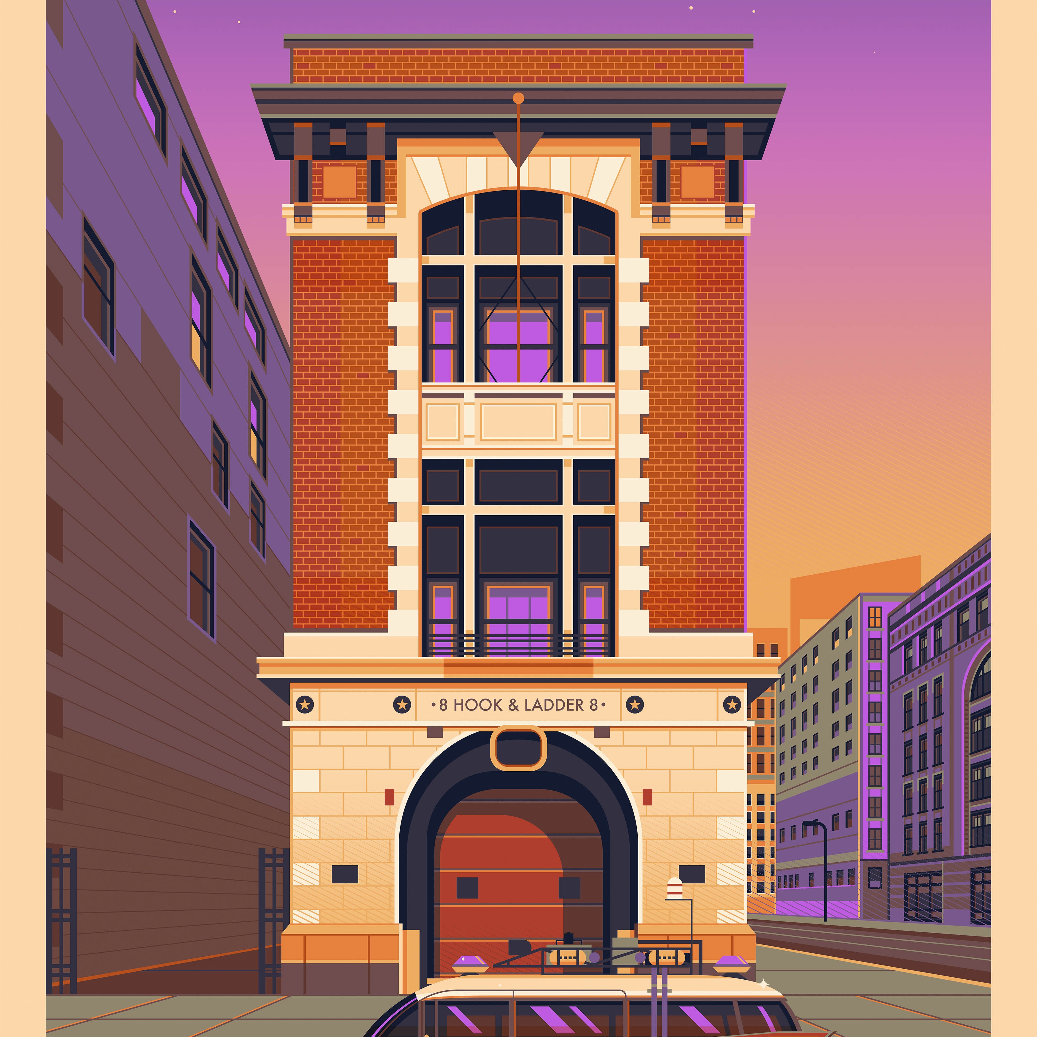 George Townley - "Hook & Ladder 8" - Spoke Art