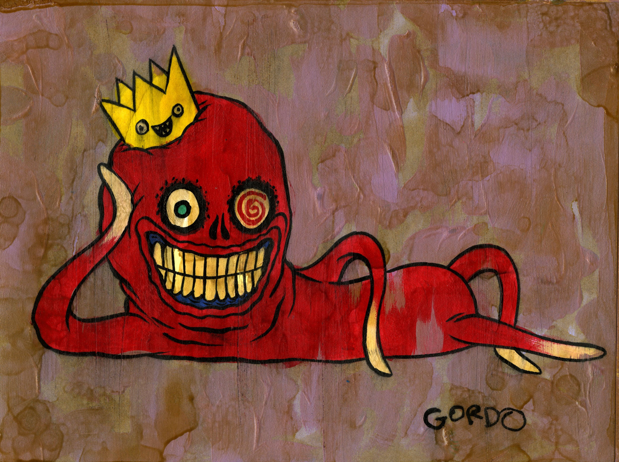 Alex Pardee - "Gordo's Self Portrait 7" - Spoke Art