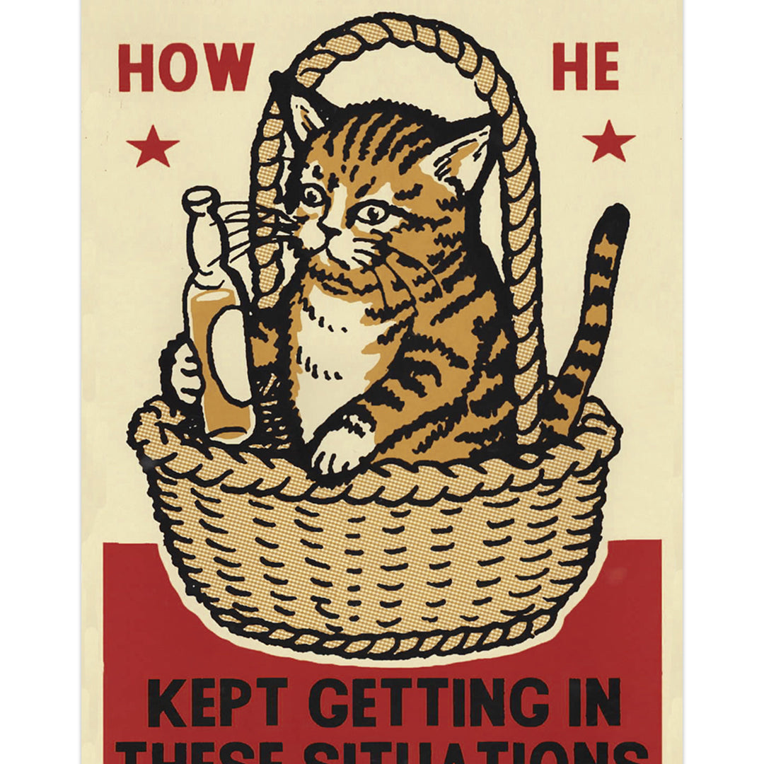 Arna Miller & Ravi Zupa - In A Basket - screen print