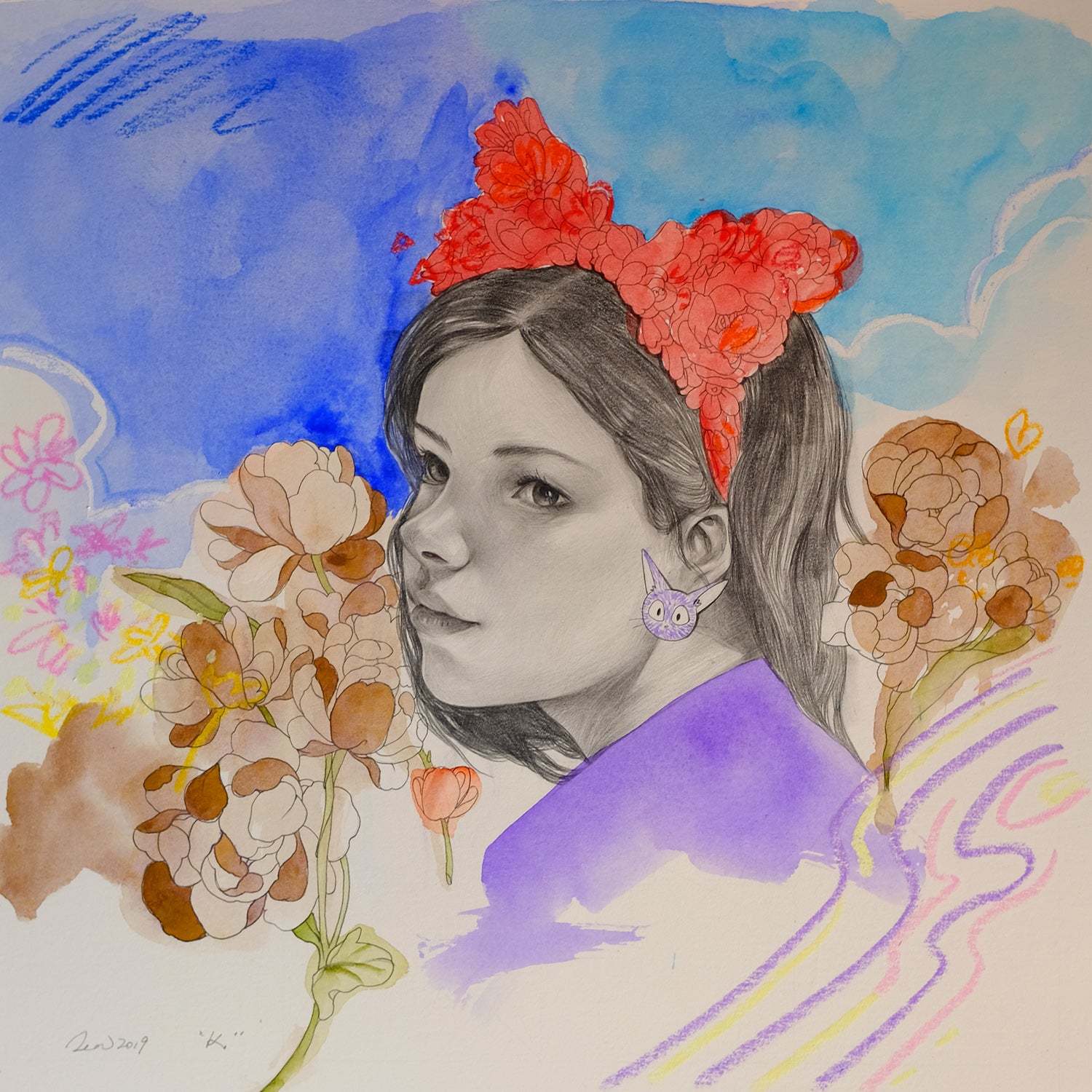 Helice Wen - "one eyed queen" - Spoke Art