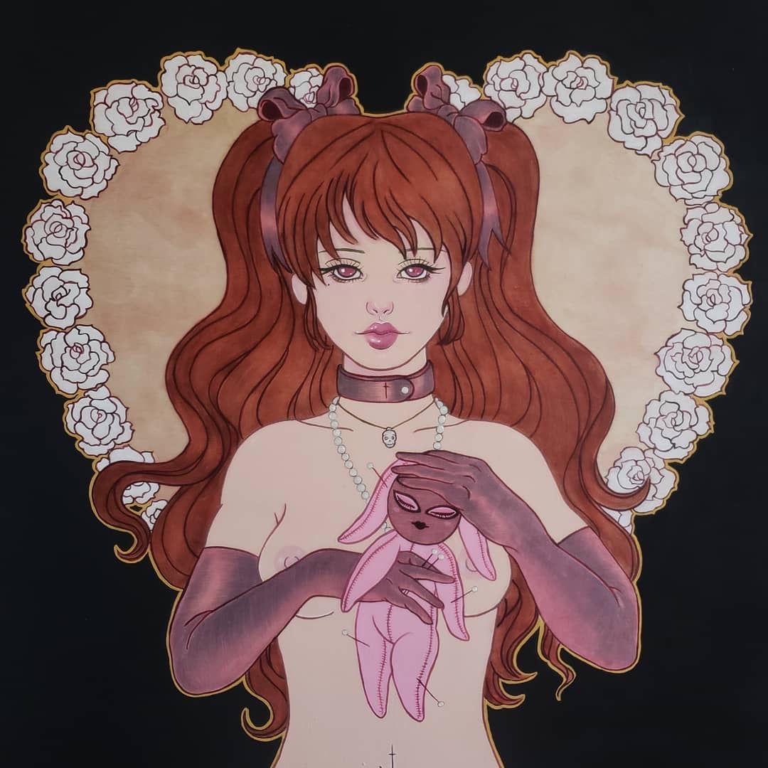 Isamar Medina (Kawaii Suga) - "Heart Shaped Box" - Spoke Art