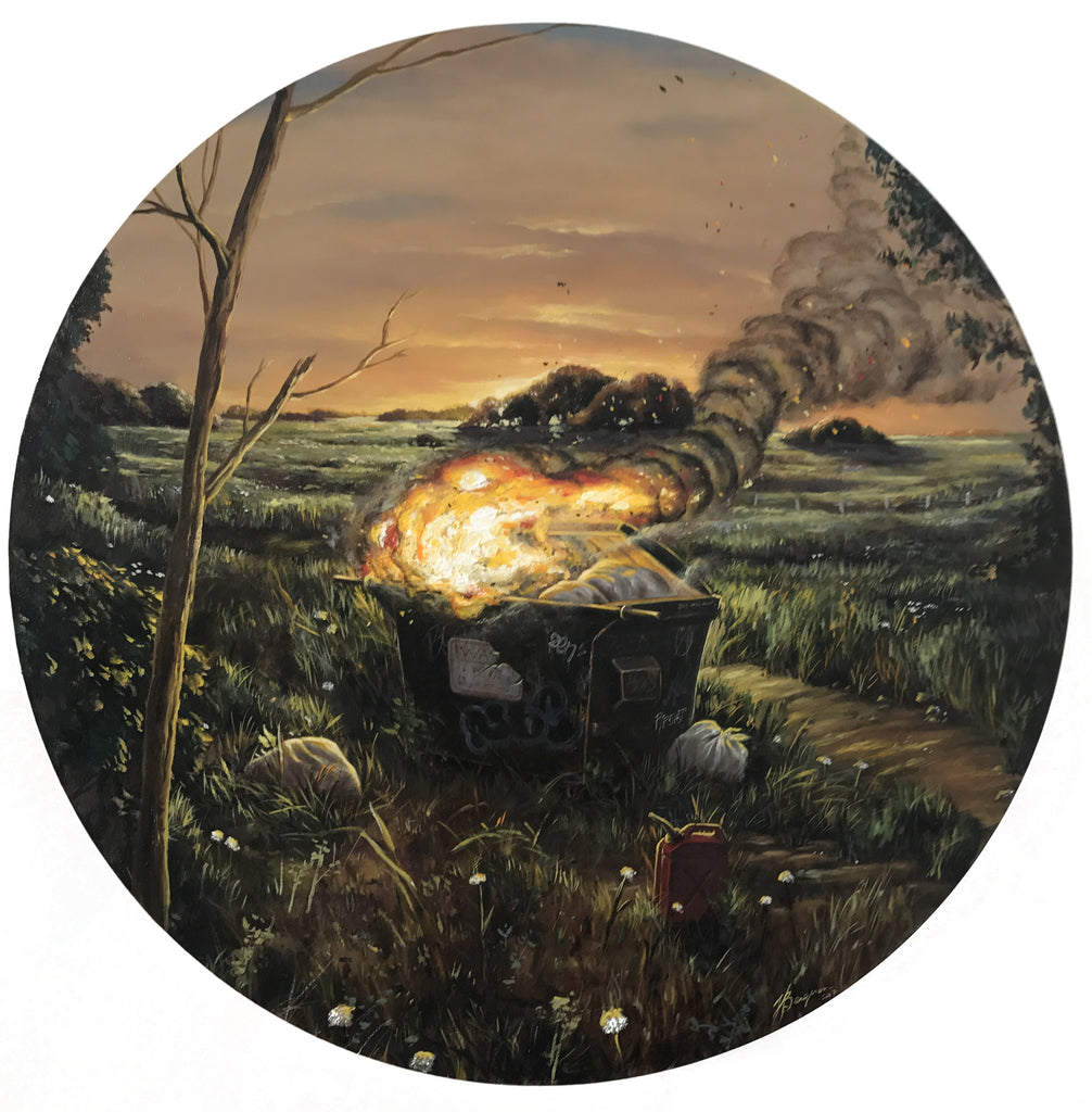 Jonathan Bergeron - "Bonfire" - Spoke Art