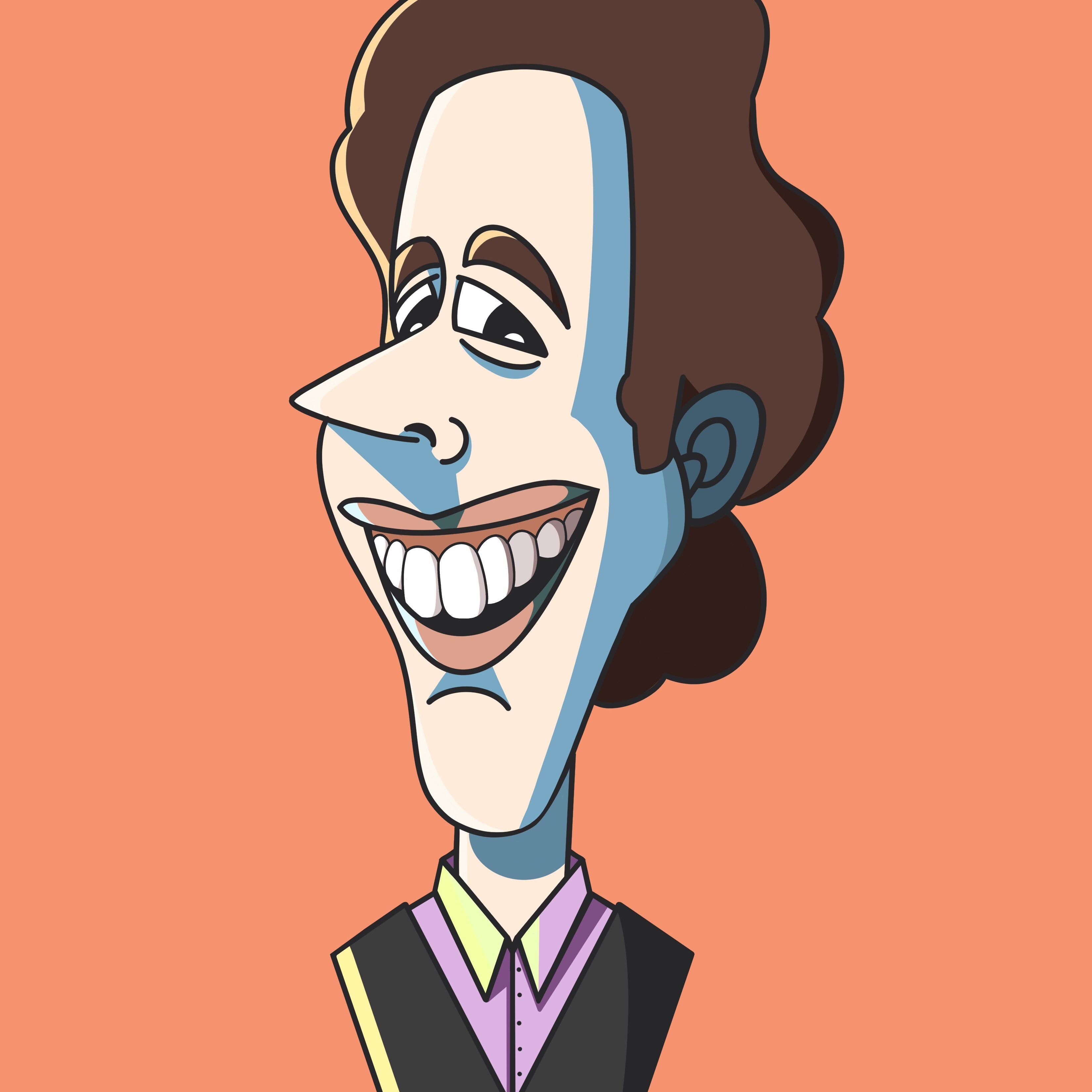 Stephanie Insalaco - "Seinfeld Pop Art Caricatures: Jerry" - Spoke Art