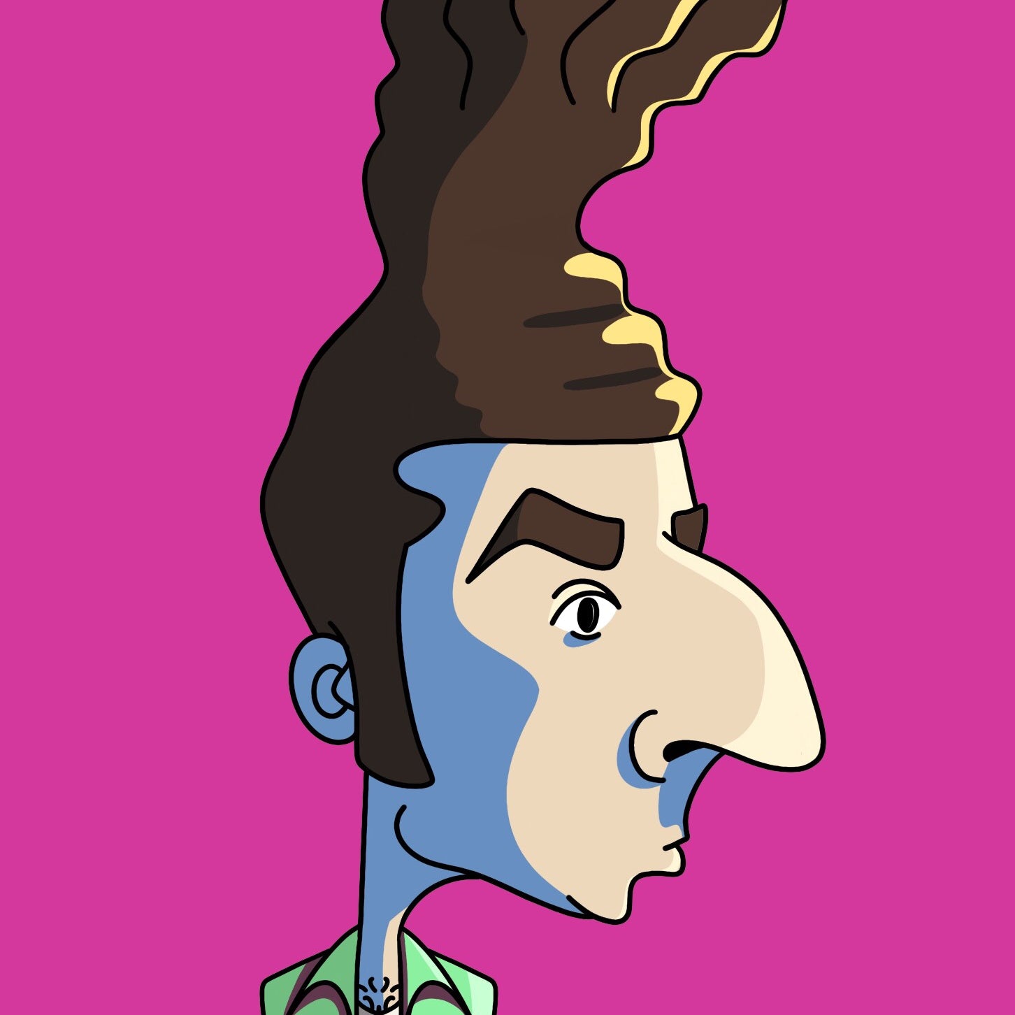 Stephanie Insalaco - "Seinfeld Pop Art Caricatures: Kramer" - Spoke Art