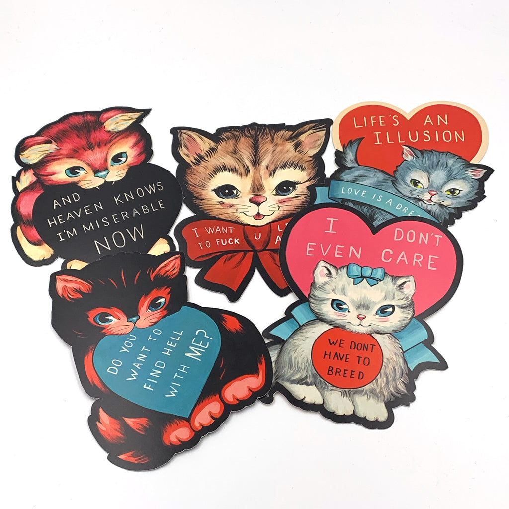 Casey Weldon - "Love Cats" Valentine's Day Cards! Volume One - Spoke Art