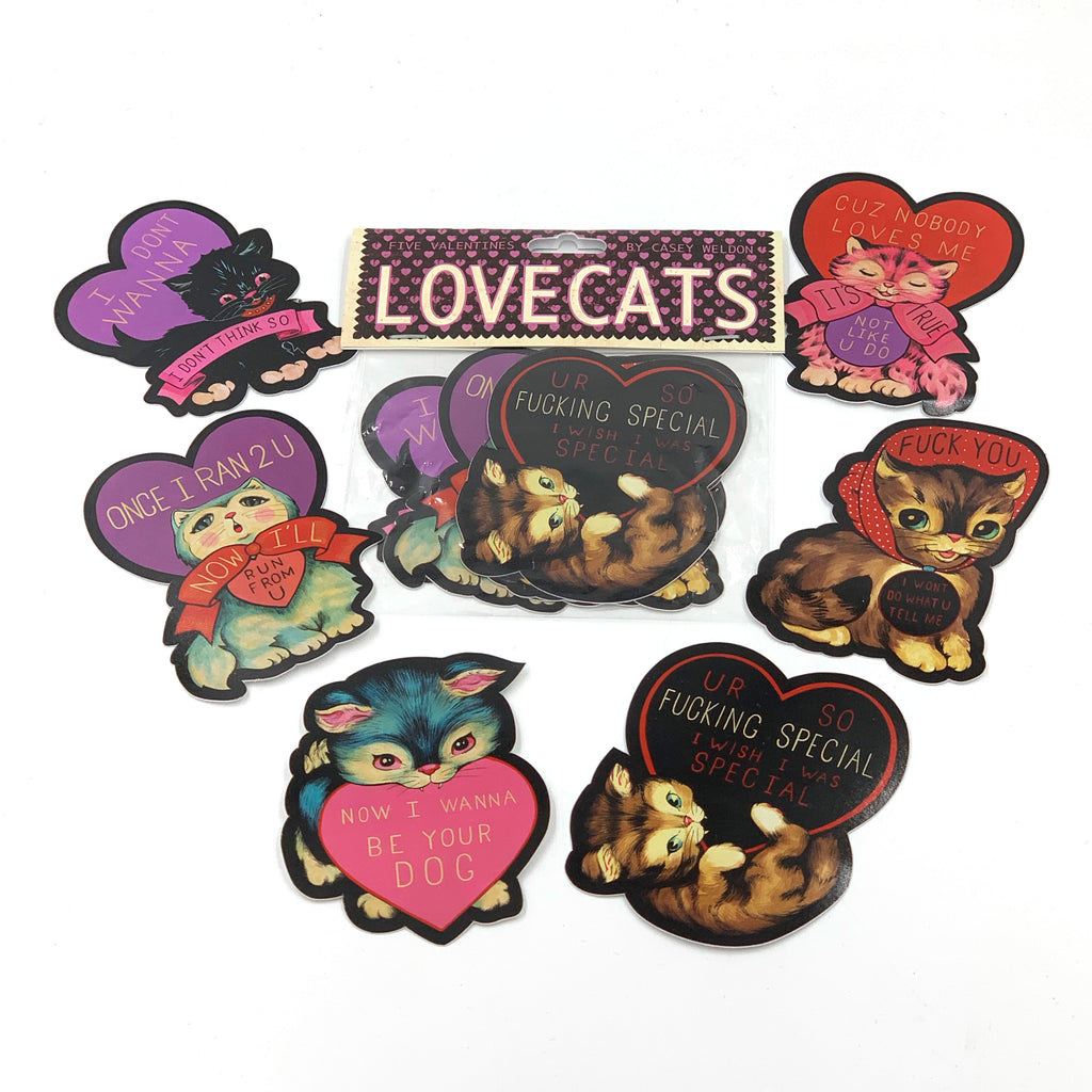 Casey Weldon - "Love Cats" Sticker Set Volume Two! - Spoke Art