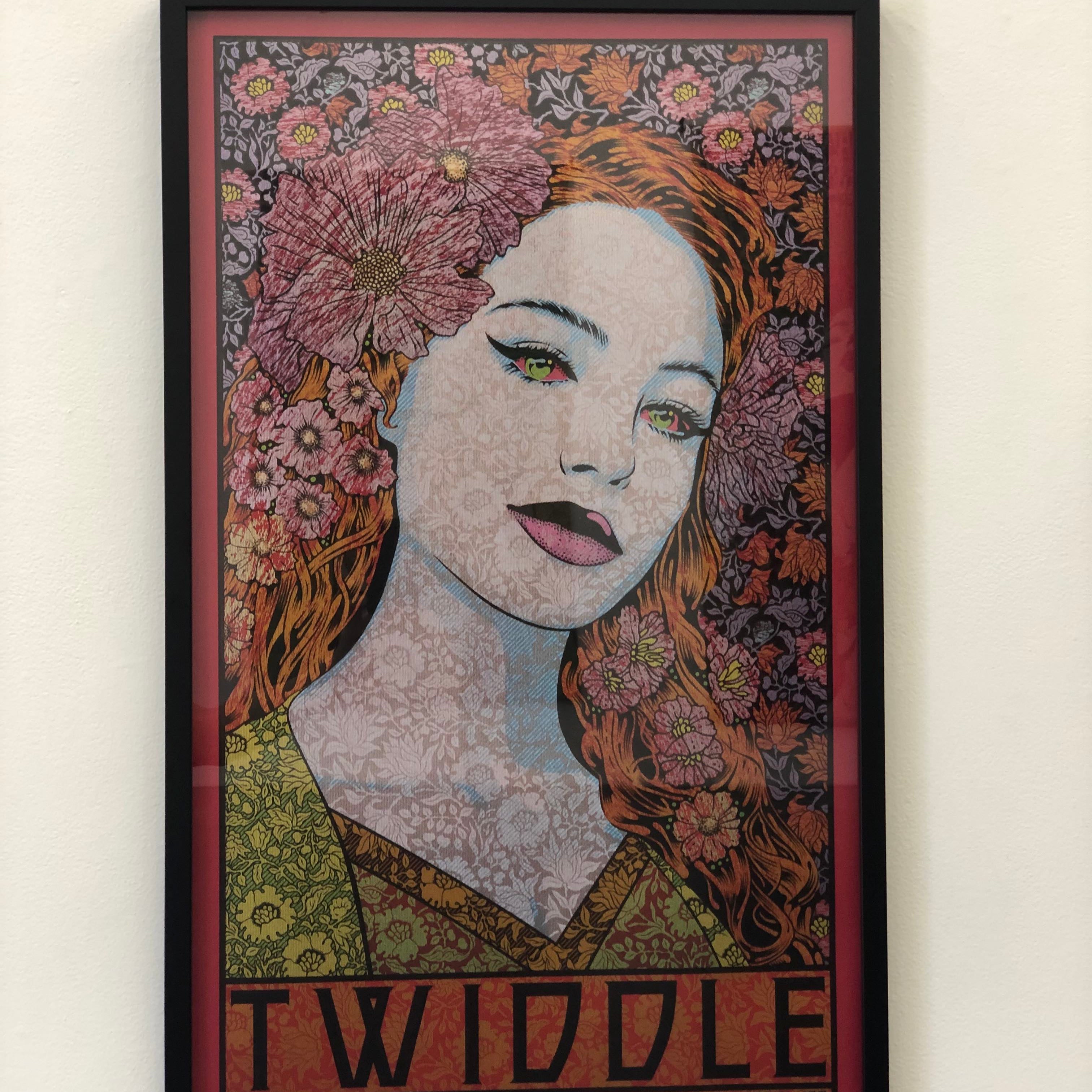 Chuck Sperry - "Twiddle, New Years Eve 2018" (Unreleased Red Linen Variant) - Spoke Art
