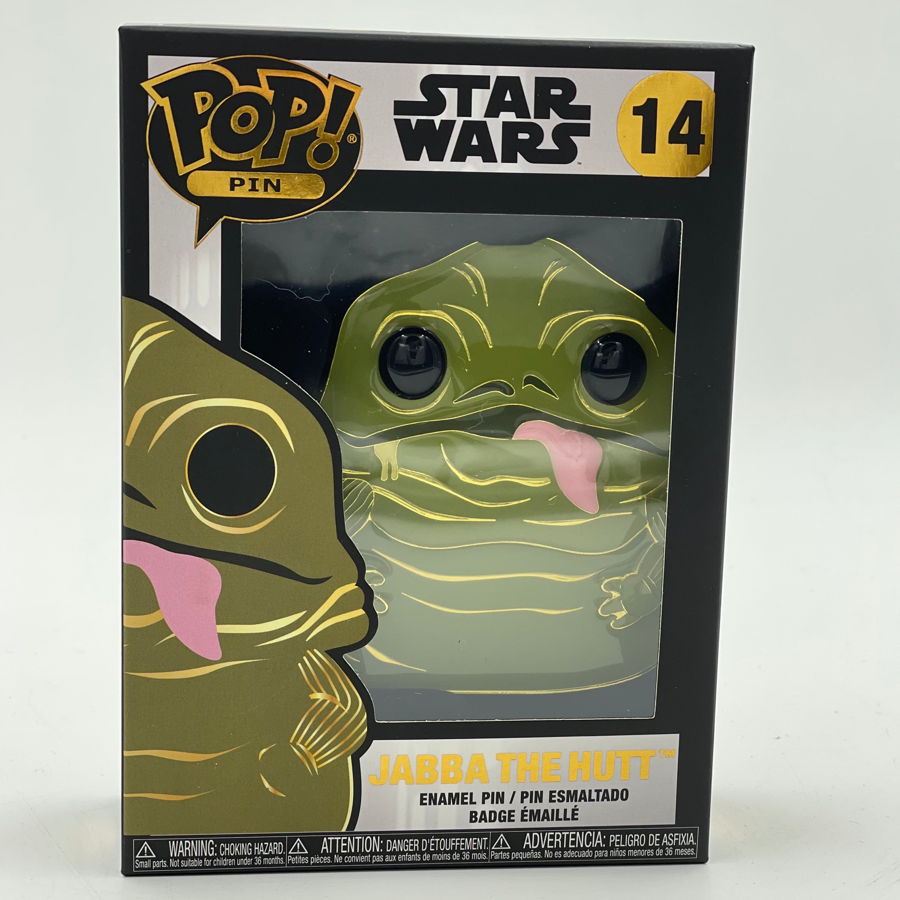 Jabba the Hutt Star Wars Funko Pop! Large Enamel Pin - Spoke Art