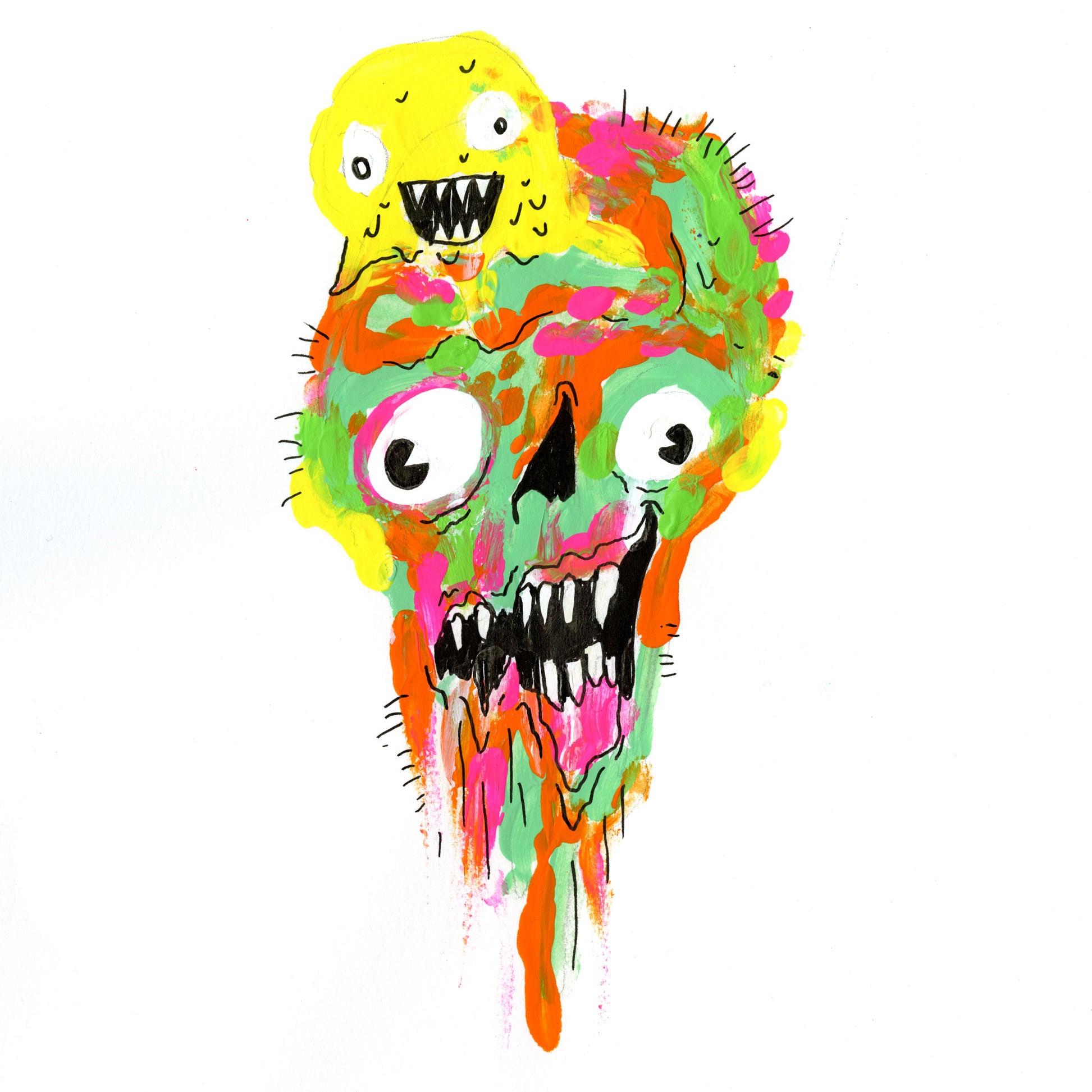 Alex Pardee - "I Painted This One With My Finger" - Spoke Art