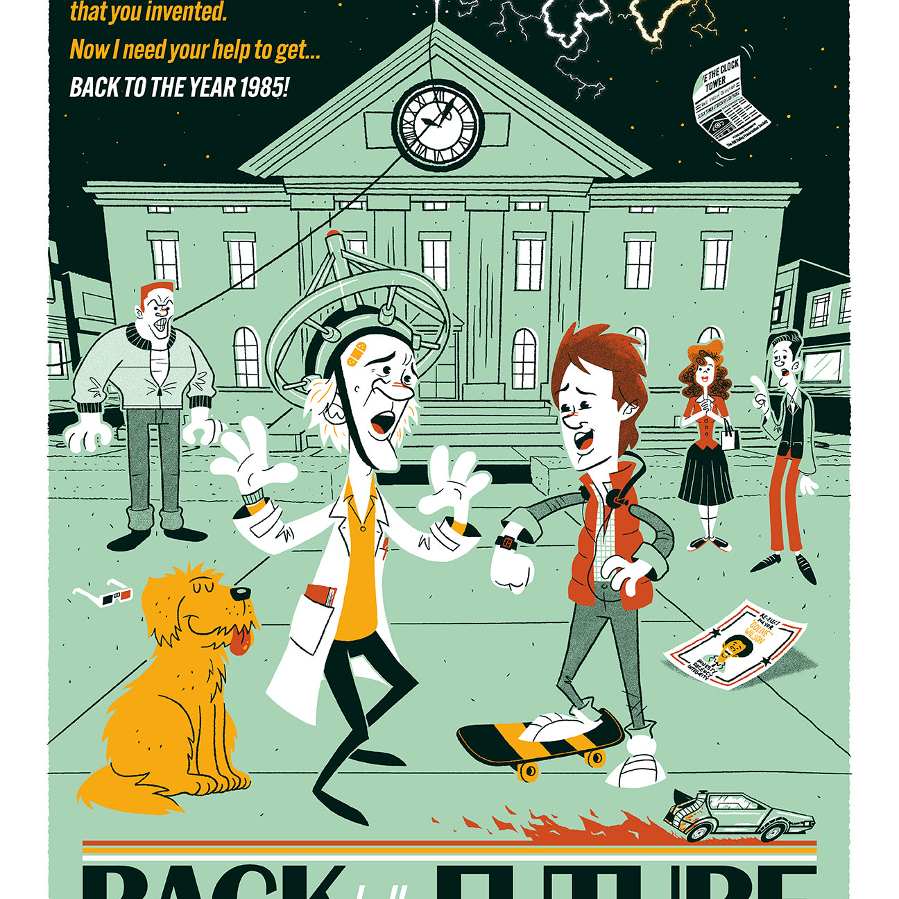 Ian Glaubinger - "Back to the Future" - Spoke Art
