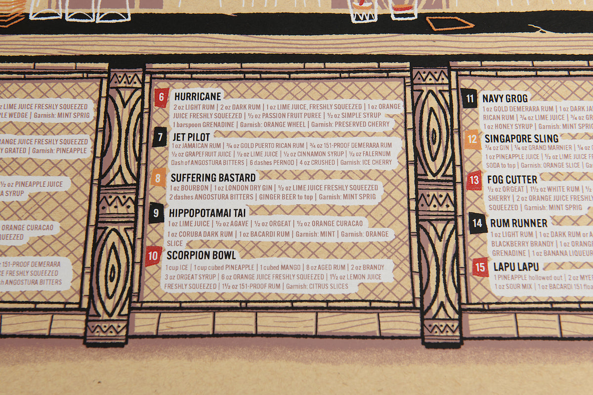 Ian Glaubinger Exotic Elixirs Regular edition screen print