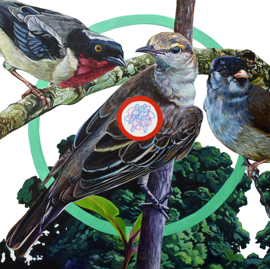 Juan Travieso - "Endangered Birds #167" - Spoke Art