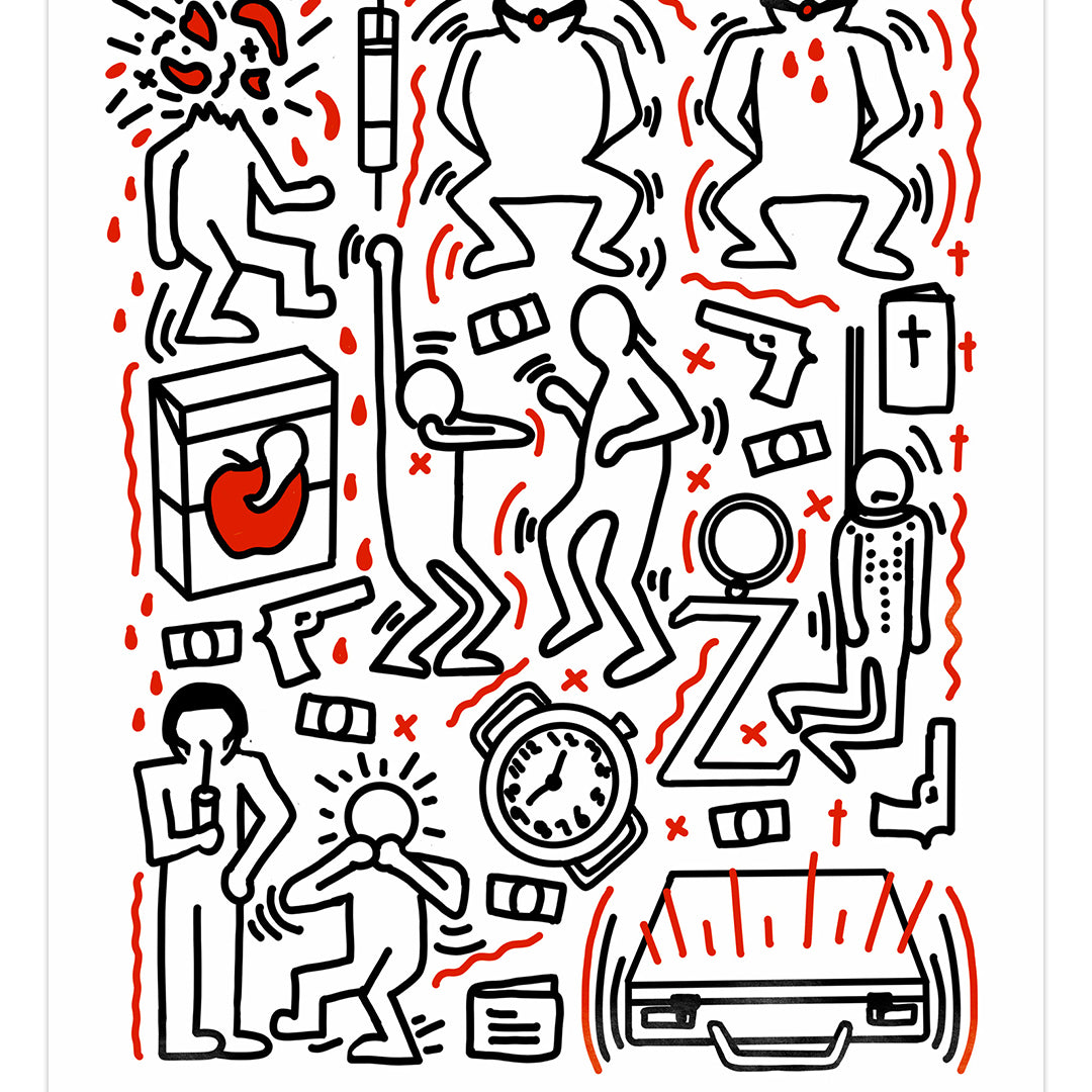 James Hobson - "Pulp Fiction" print - Spoke Art