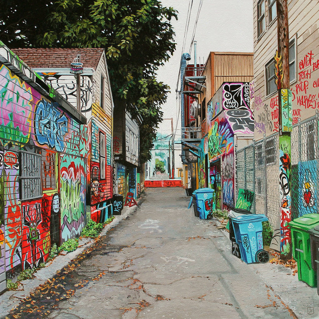 Jessica Hess - "Mission Alley II" - Spoke Art