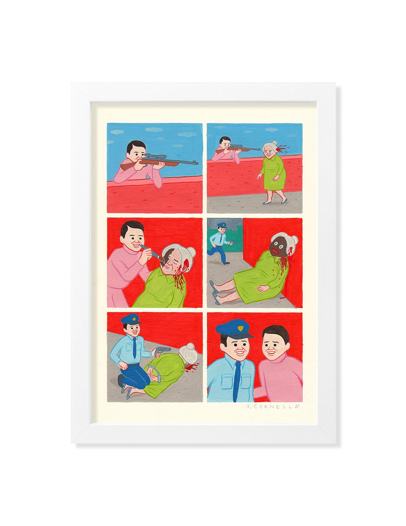 Joan Cornellà - "Gangsta Grandma" - Spoke Art