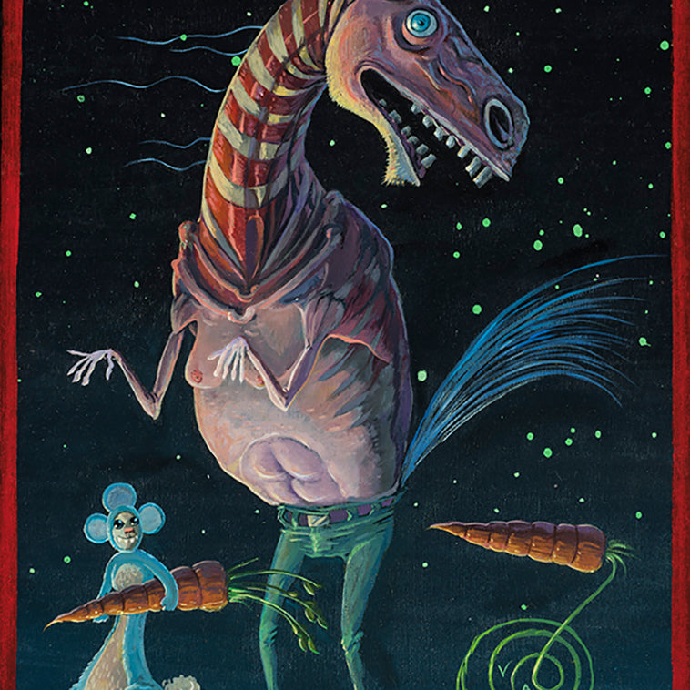 Joe Vaux - "Horsapien" - Spoke Art