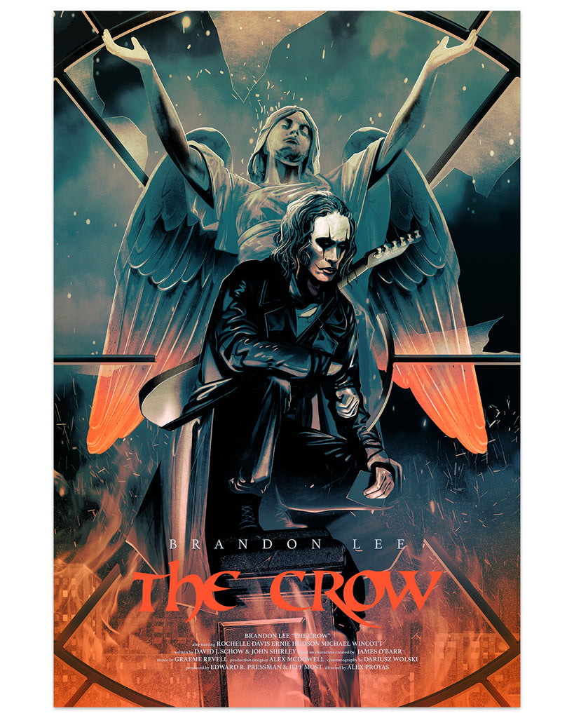 brandon lee the crow poster