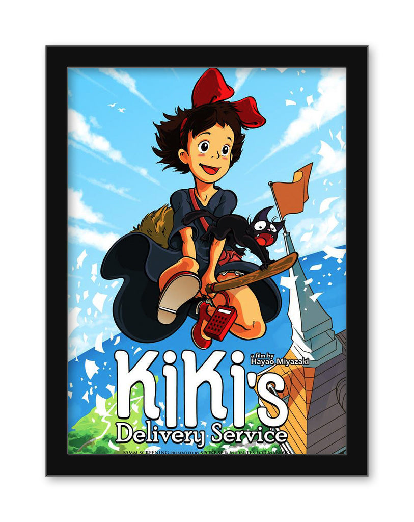 Kiki'S Delivery Service Anime Studio Ghibli Poster Impression En