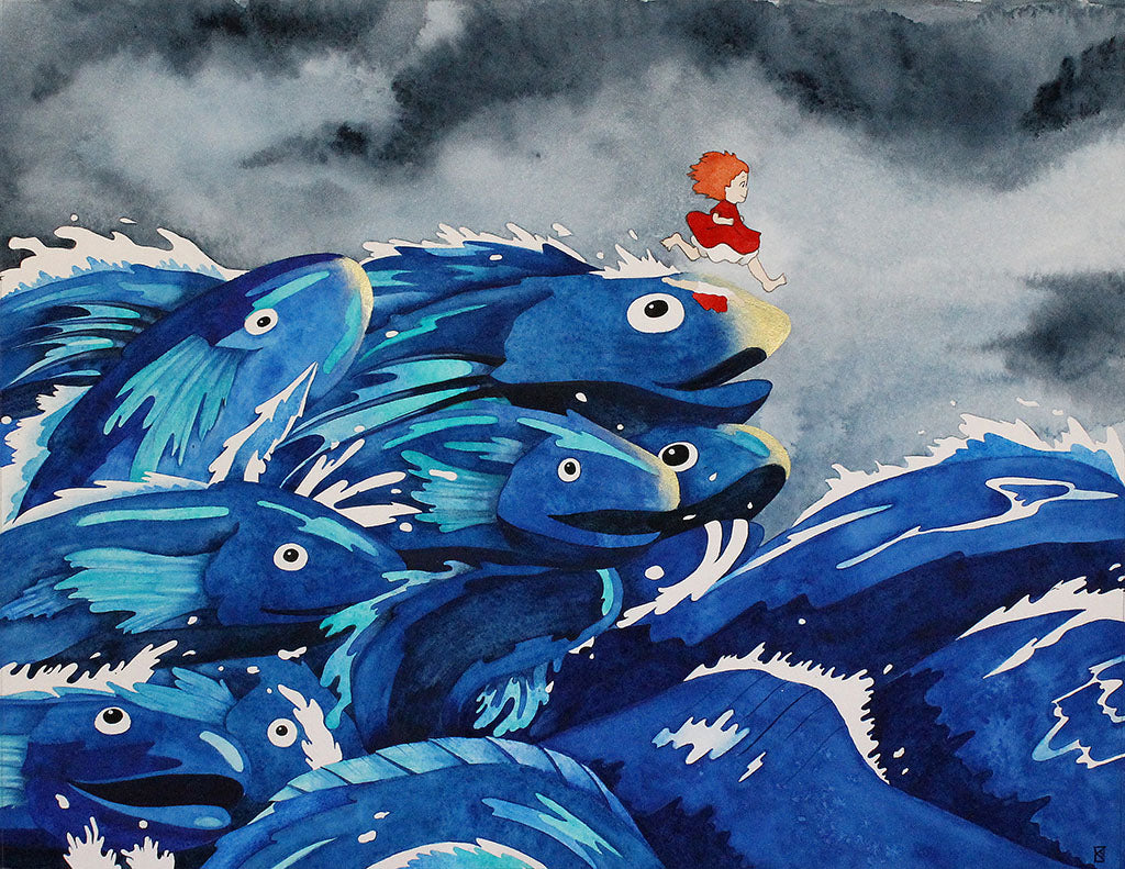 Kate Snow - "Ponyo is Free" - Spoke Art