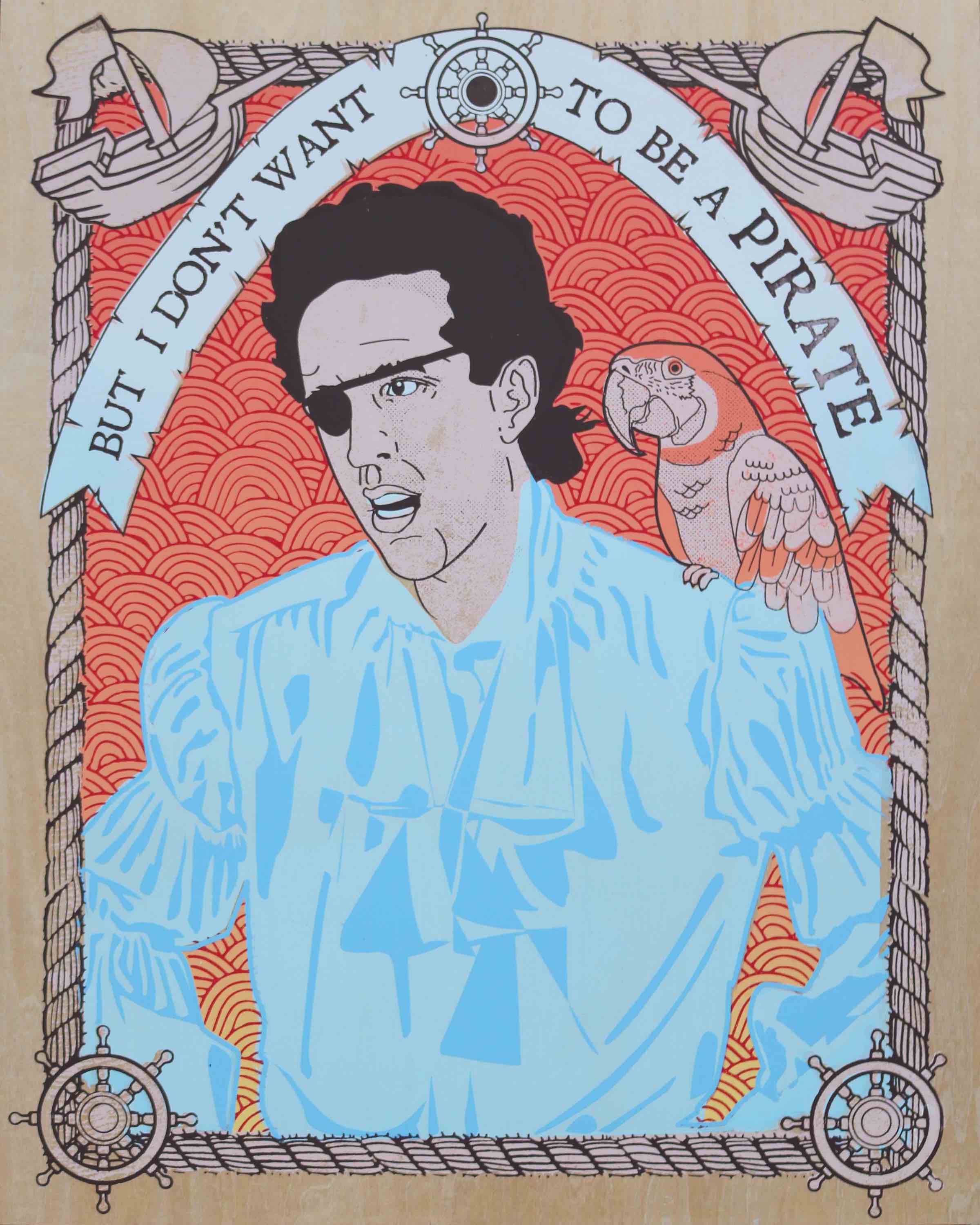 Kay Gregg - "Look Who's Pirating Now (Wood)" - Spoke Art