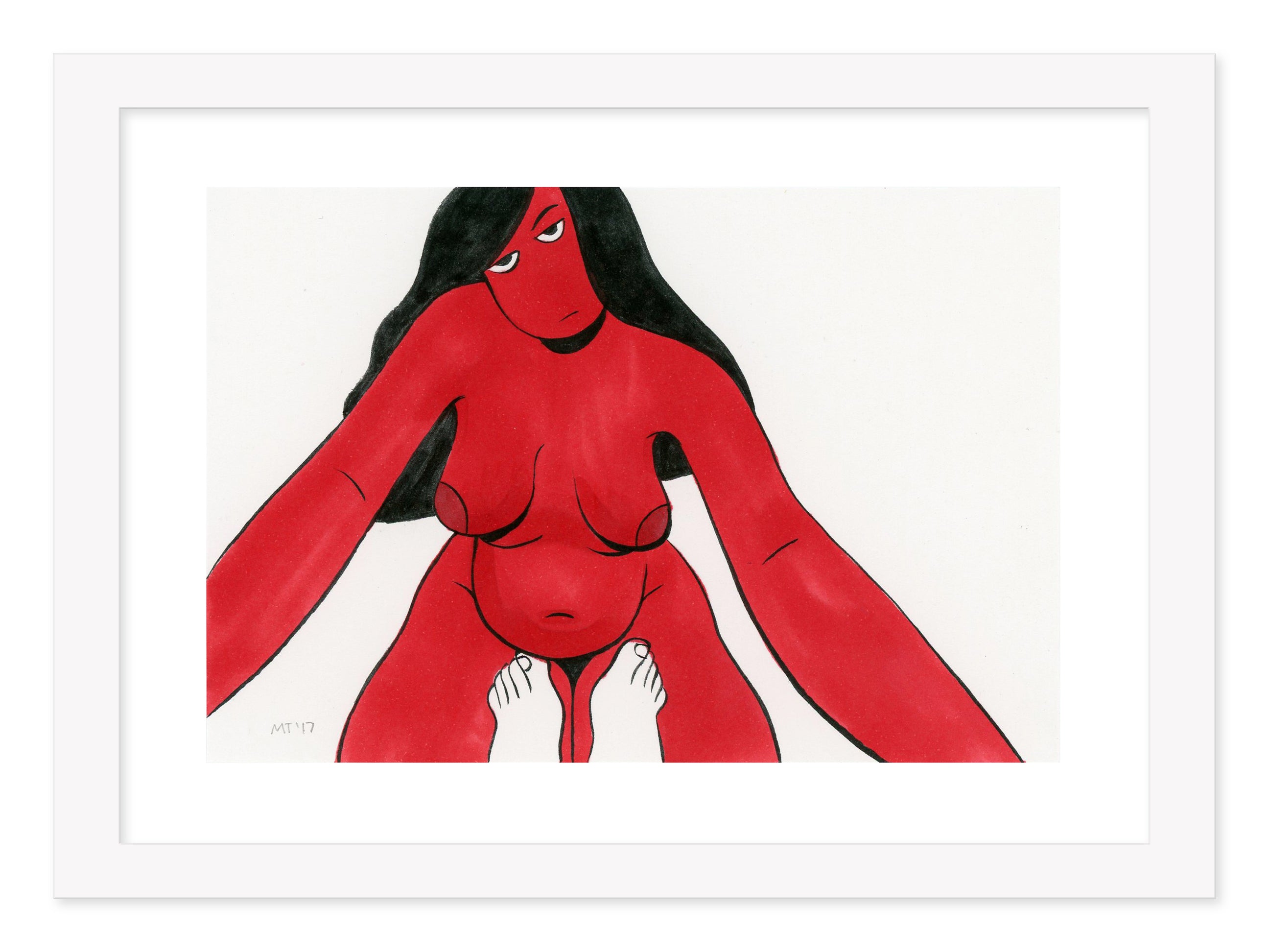 Miranda Tacchia - "When he puts the condom on the wrong way" Print - Spoke Art