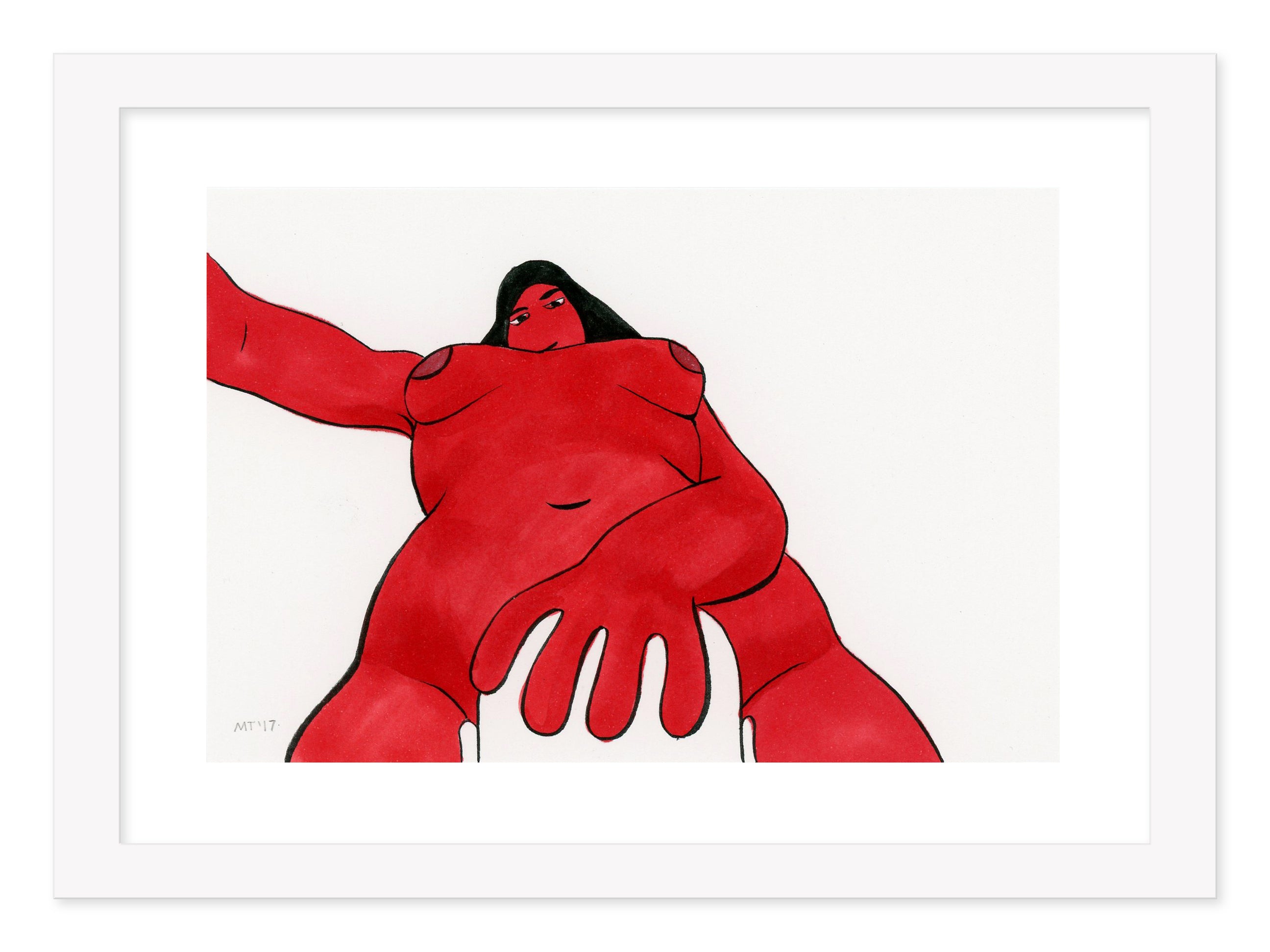 Miranda Tacchia - "When he looks more attractive when he can't speak" Print - Spoke Art