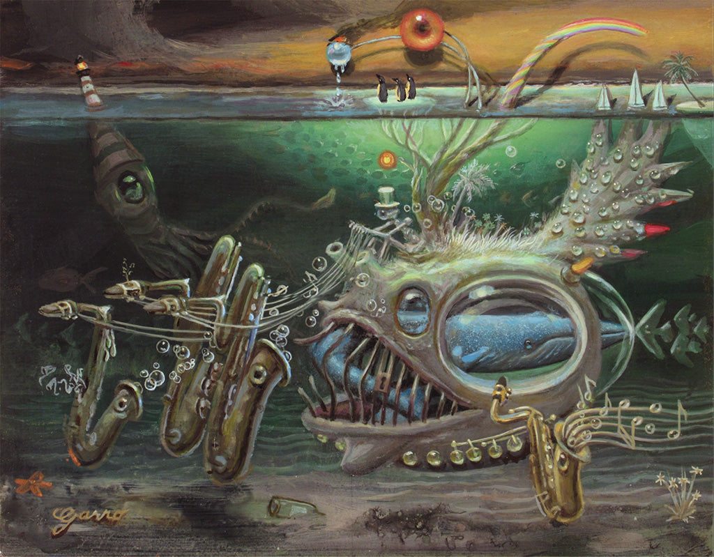 Mark Garro - "Blue Wail Blues" - Spoke Art