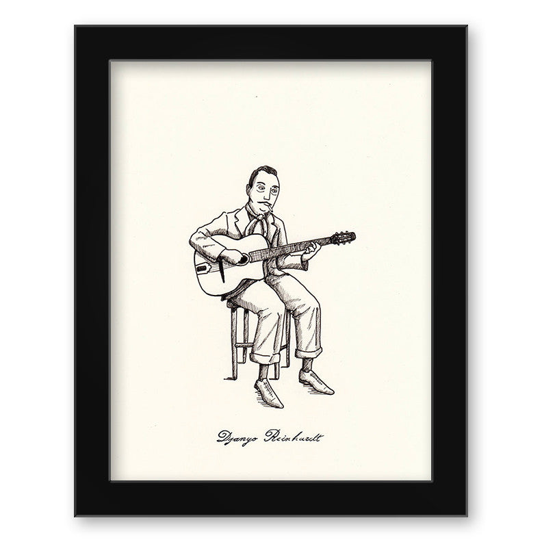 Max Dalton - "Django Reinhardt" - Spoke Art
