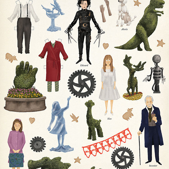 Max Dalton - "Edward Scissorhands Cut Out" - Spoke Art