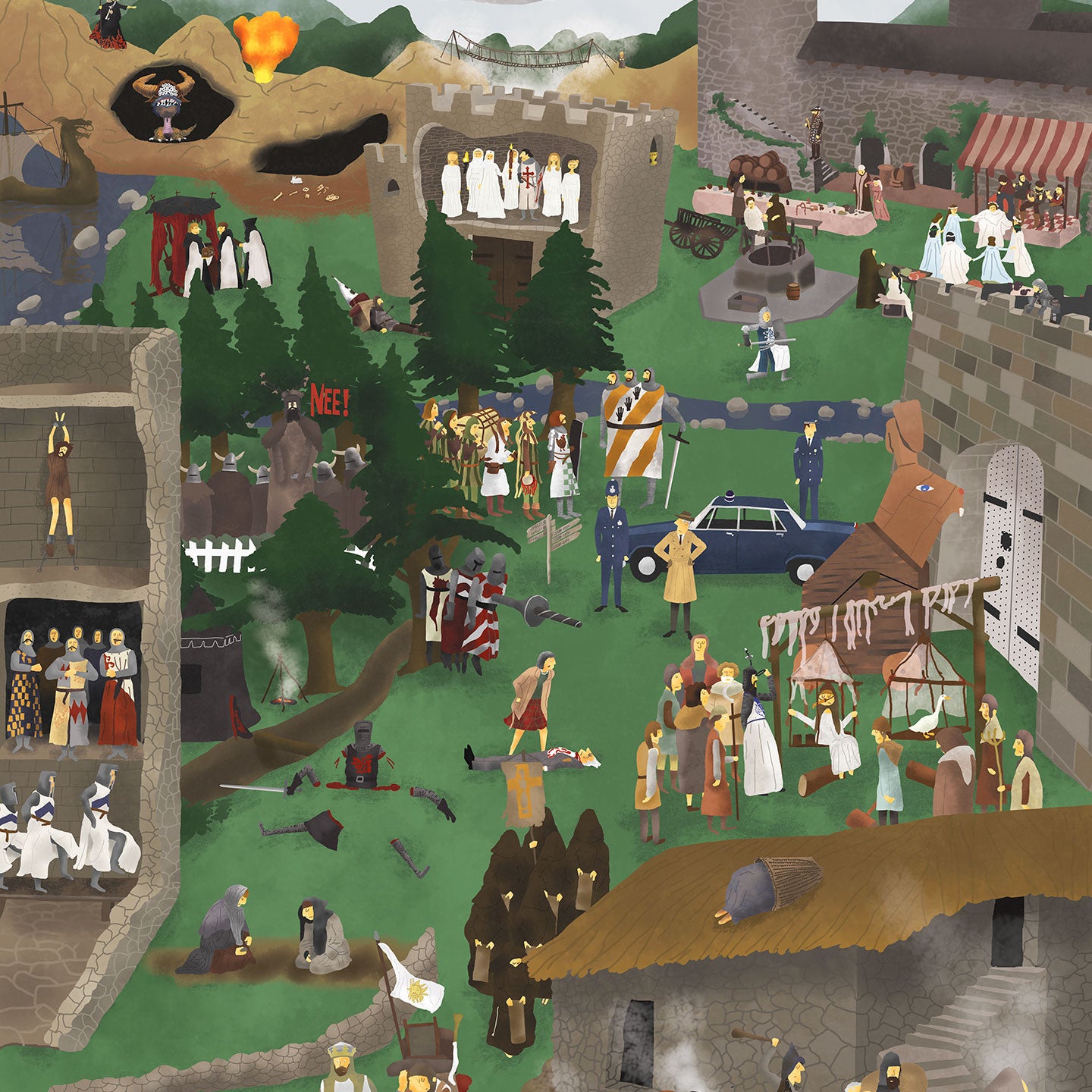 Max Dalton - "England 932 A.D." - Spoke Art