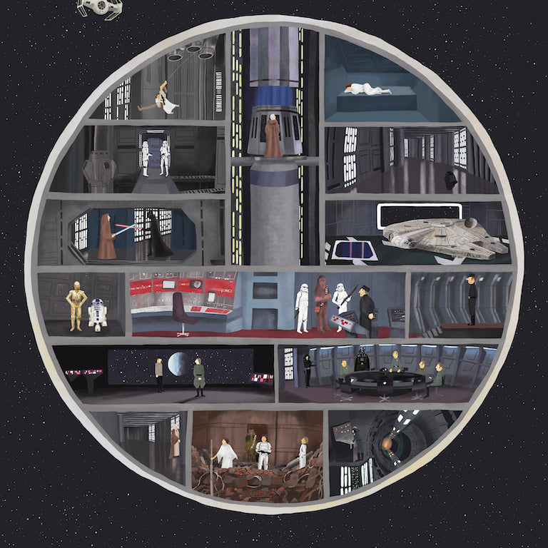 Max Dalton - "That's no moon." - Spoke Art