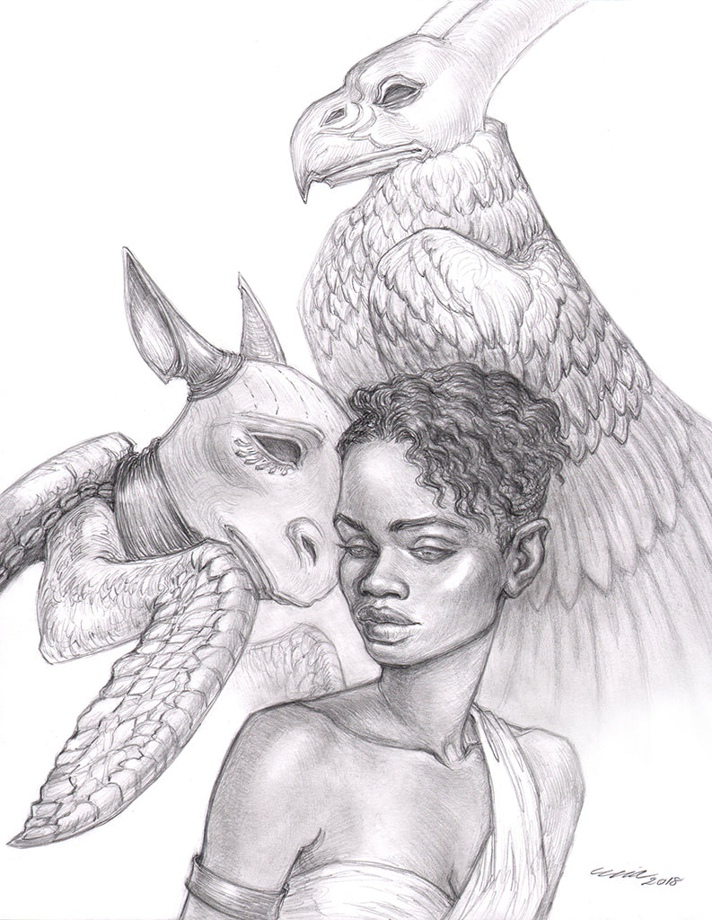 Mia Araujo - "The Mock Turtle and The Gryphon" - Spoke Art