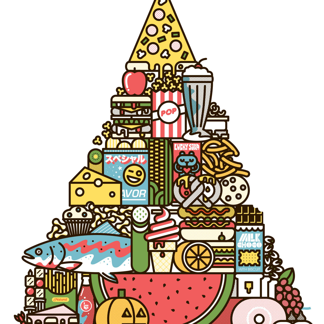 Mike Davis - "Food Pyramid" - Spoke Art