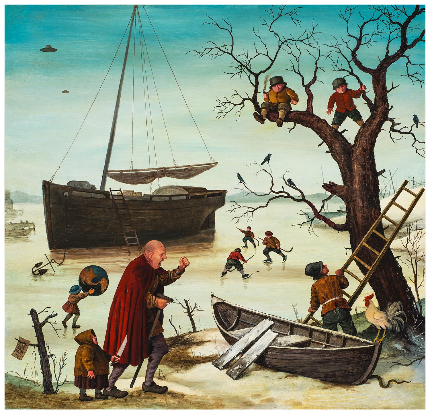 Mike Davis - "Skeet and Skins" - Spoke Art